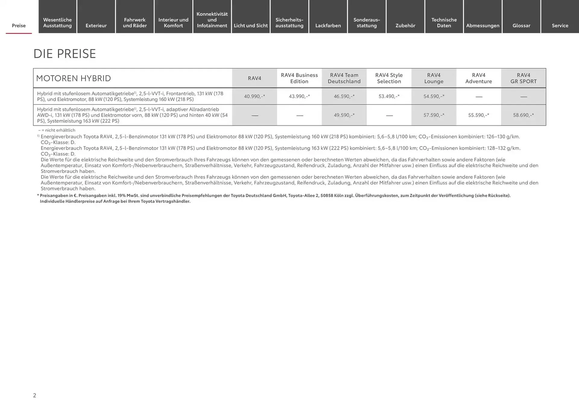 Toyota Prospekt von 6. November bis 6. November 2025 - Prospekt seite 2