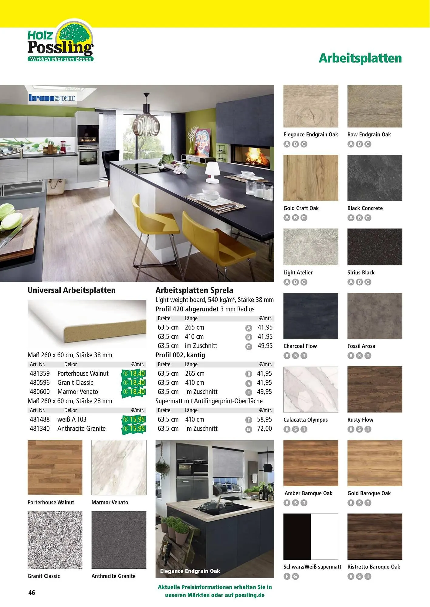 Holz Possling Prospekt von 1. April bis 31. Juli 2026 - Prospekt seite 46