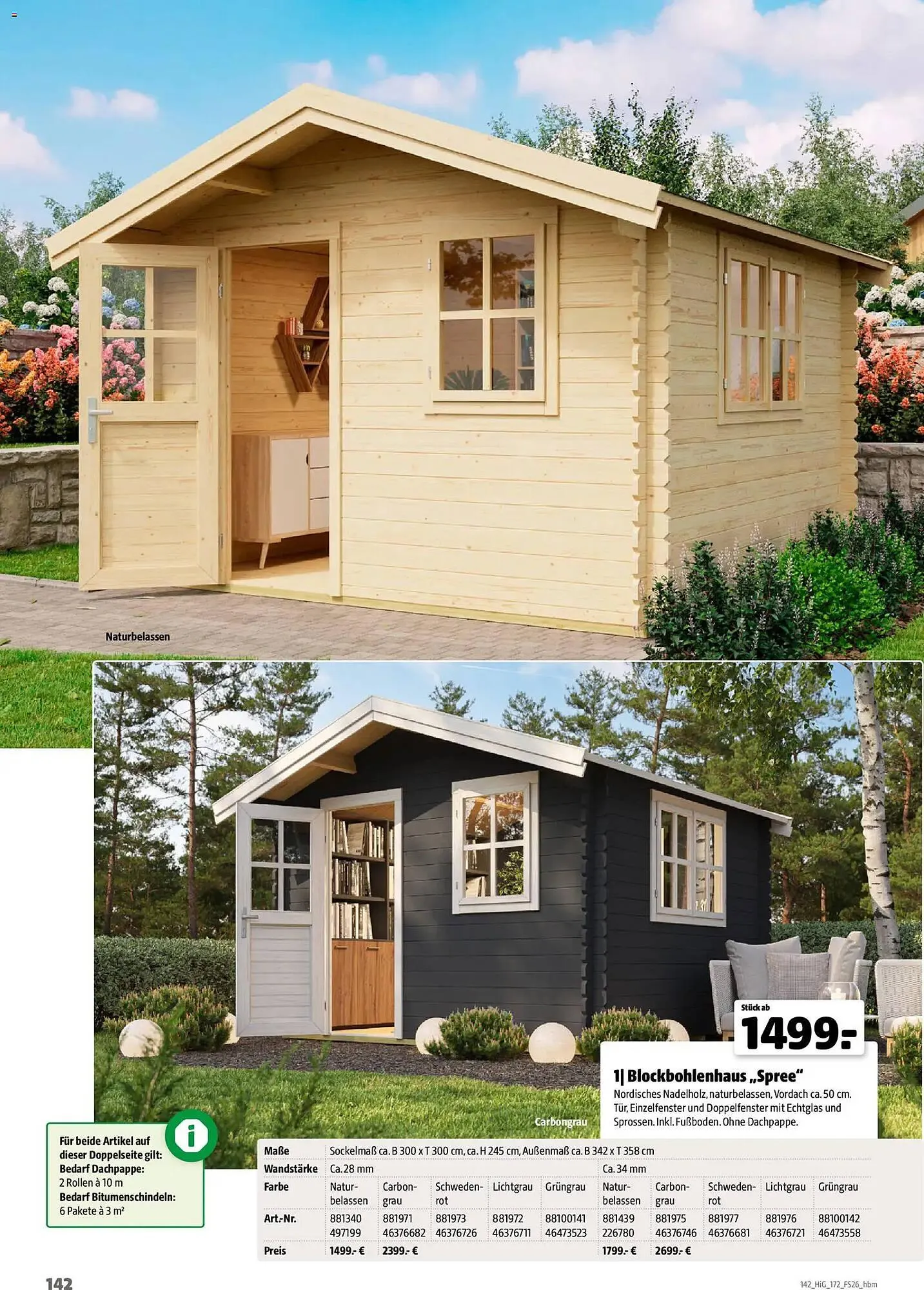 Hagebau Prospekt von 2. März bis 31. Dezember 2026 - Prospekt seite 142