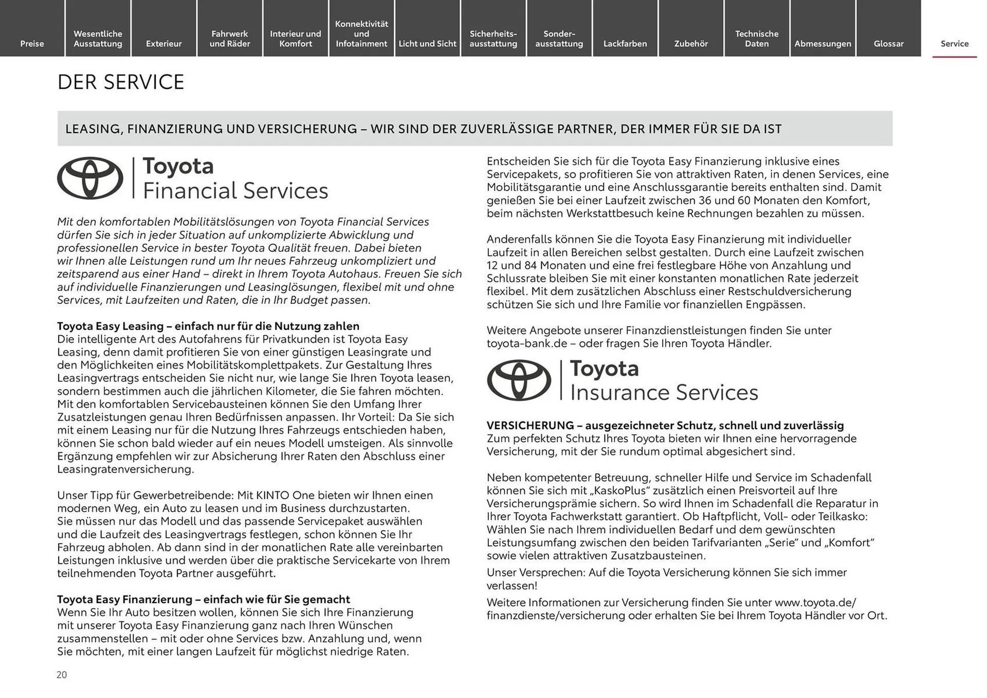 Toyota Prospekt von 14. Mai bis 14. Mai 2025 - Prospekt seite 20