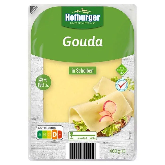 HOFBURGER Gouda Scheiben, 400 g