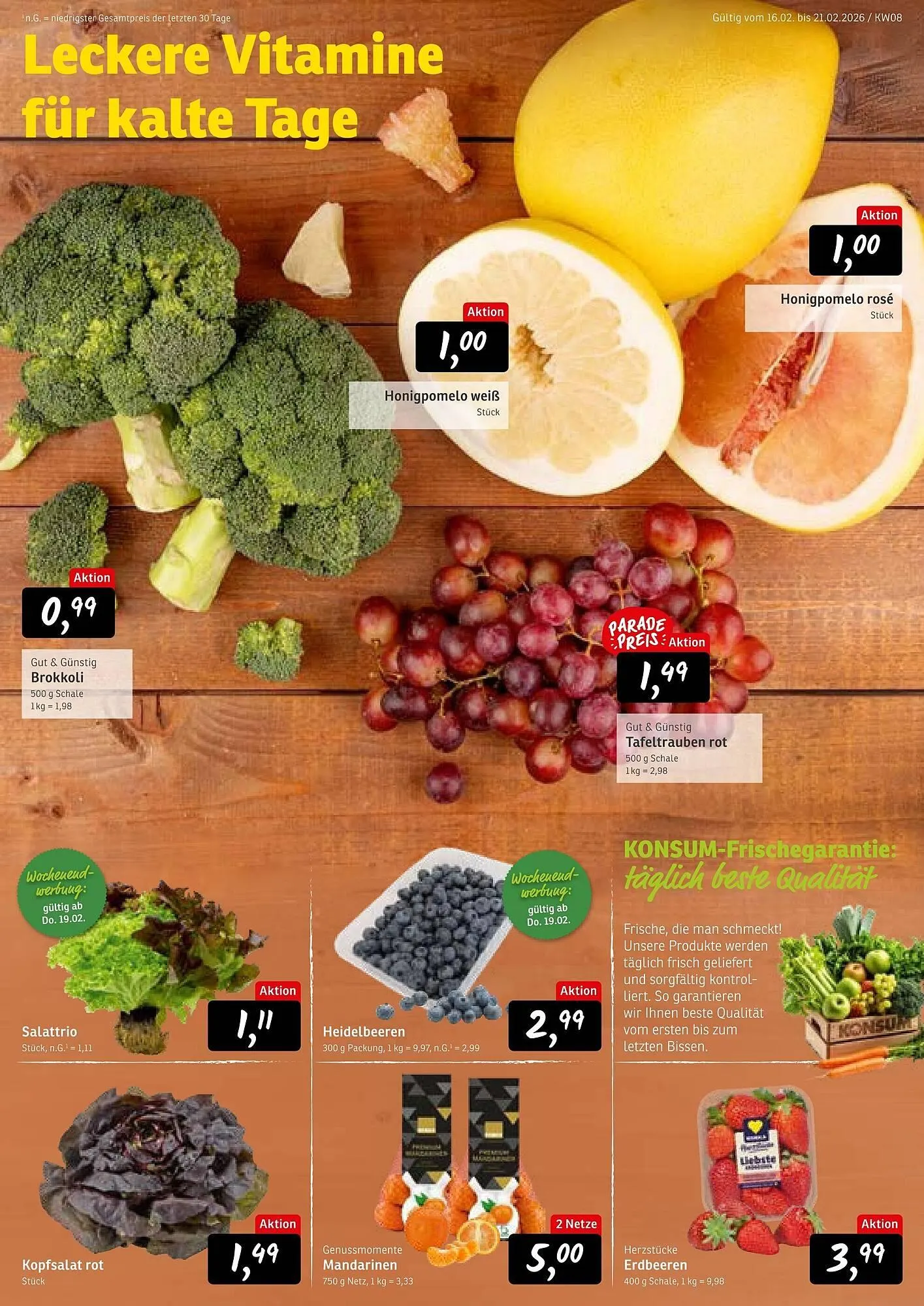 KONSUM Prospekt von 16. Februar bis 21. Februar 2026 - Prospekt seite 5