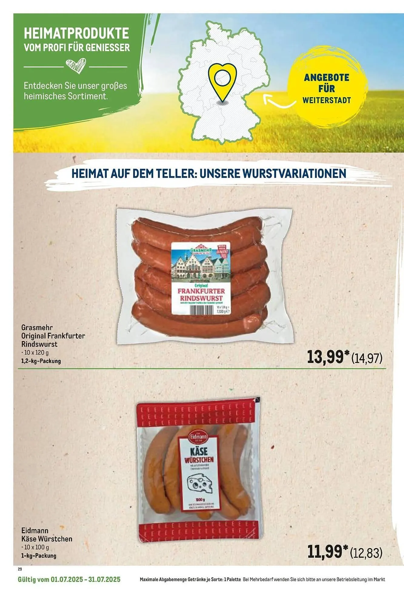 METRO Prospekt von 1. Juli bis 31. Juli 2025 - Prospekt seite 36