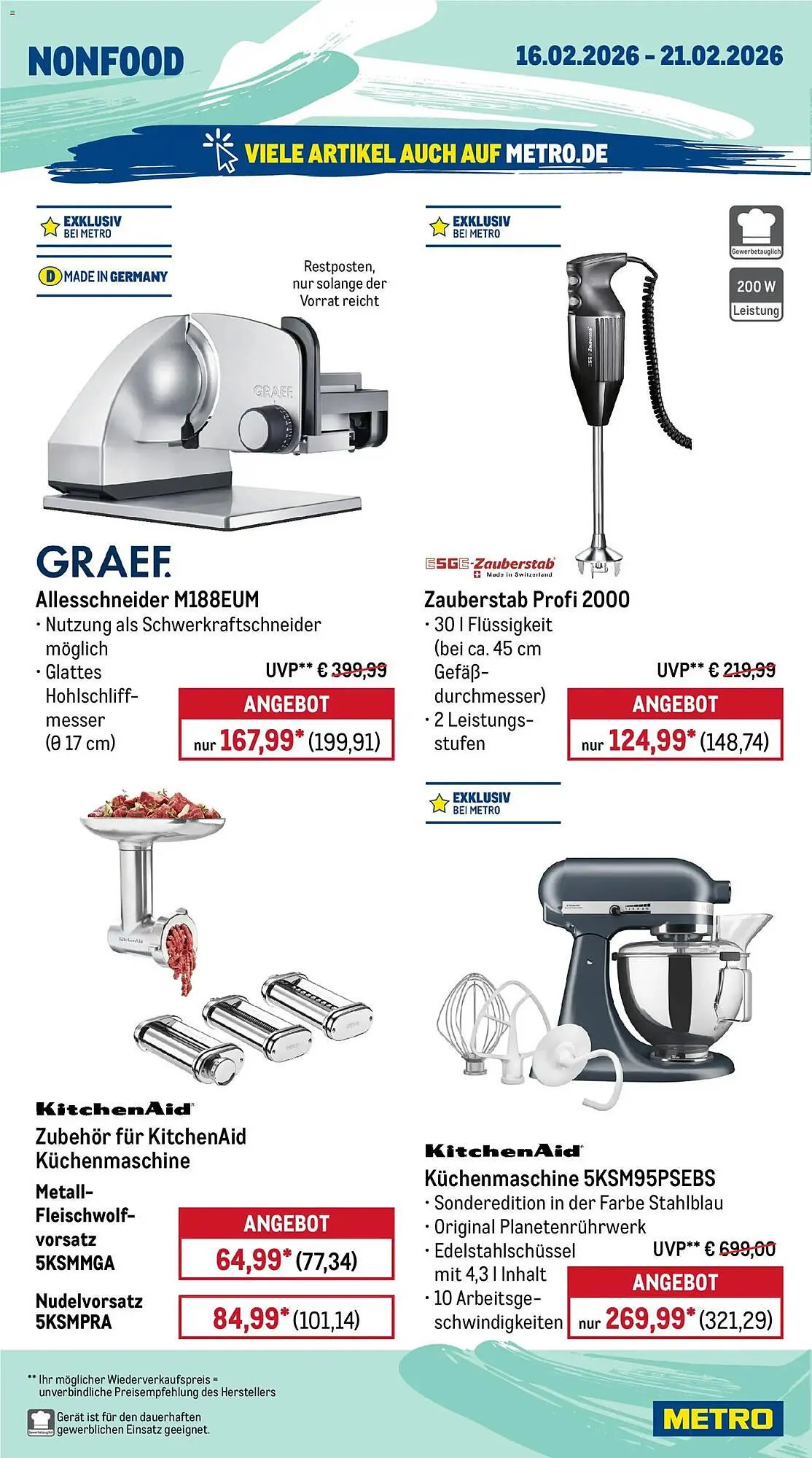METRO Prospekt von 16. Februar bis 21. Februar 2026 - Prospekt seite 18