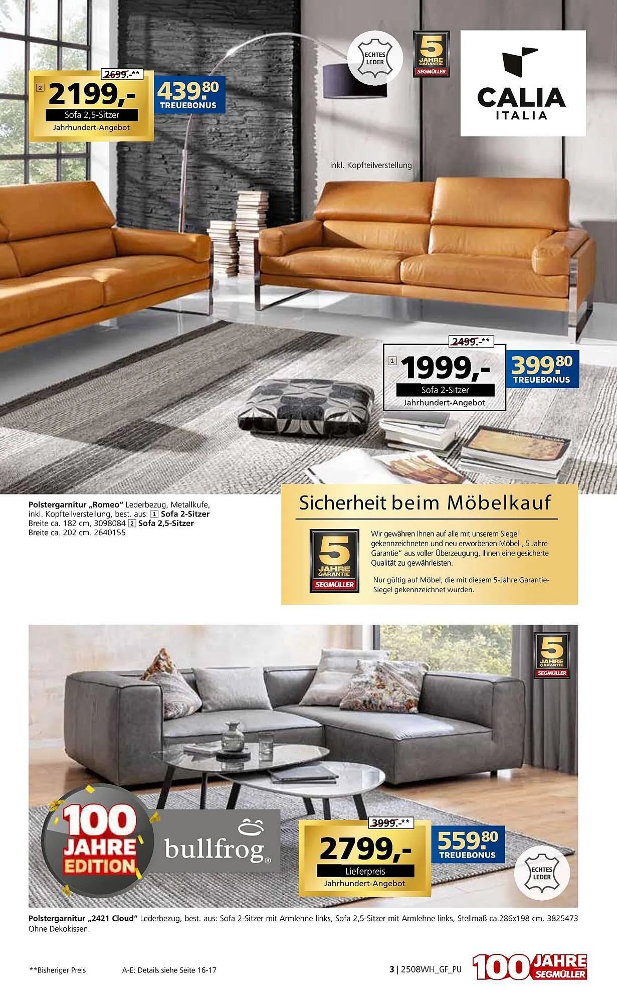 Segmüller Prospekt von 2. August bis 16. August 2025 - Prospekt seite 3