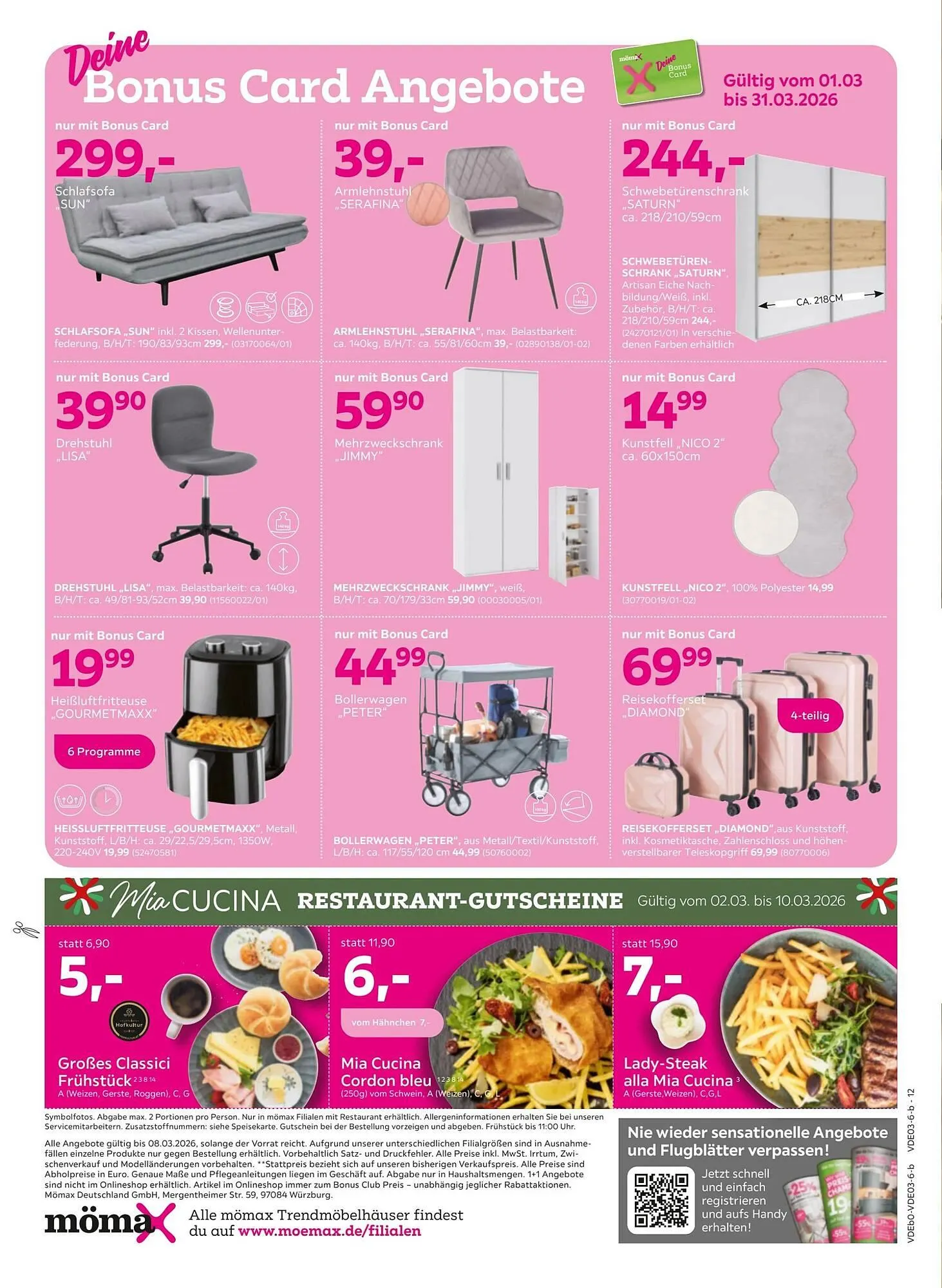 Mömax Prospekt von 2. März bis 9. März 2026 - Prospekt seite 12