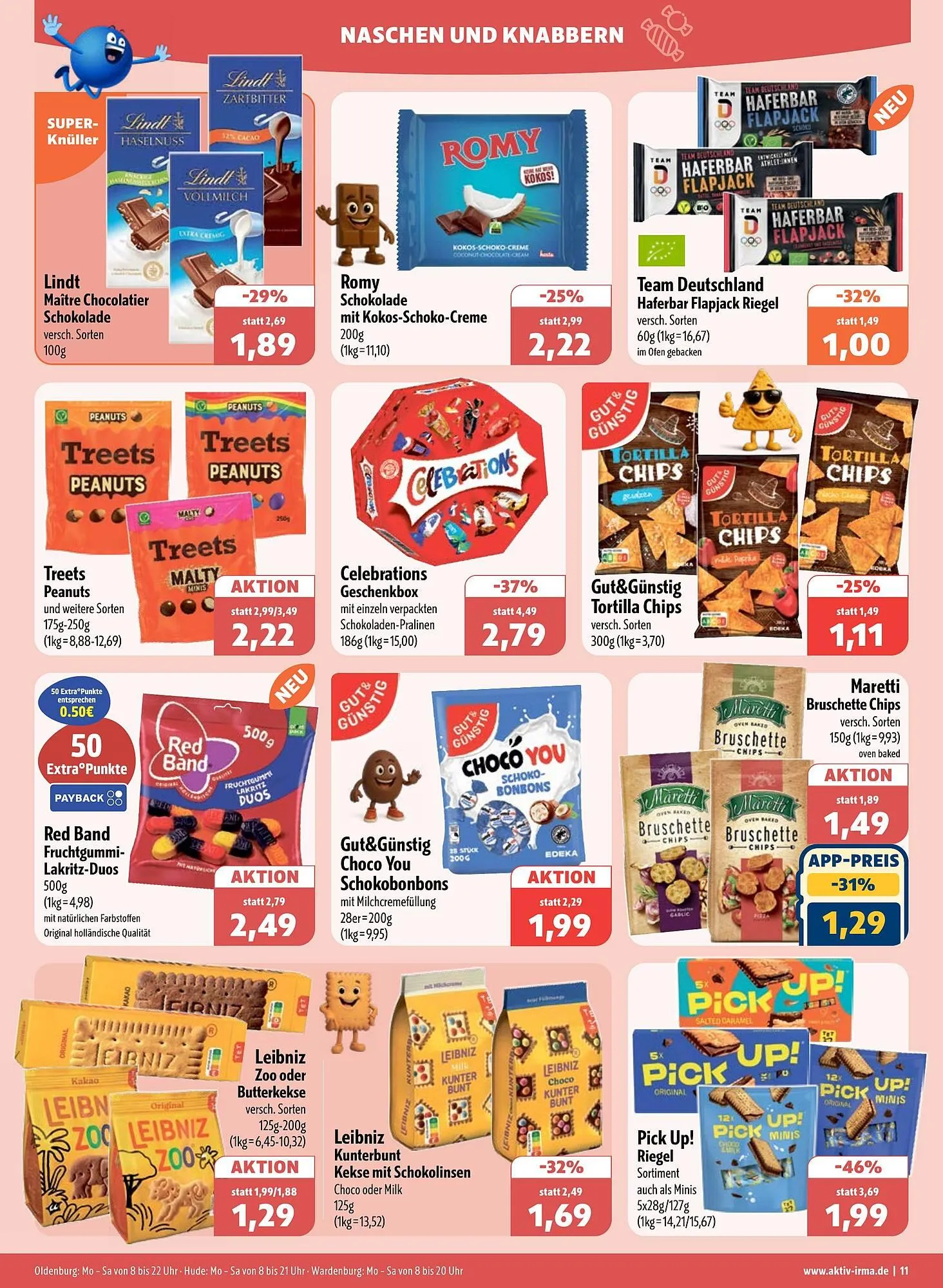 Aktiv Irma Prospekt von 12. Januar bis 17. Januar 2026 - Prospekt seite 11