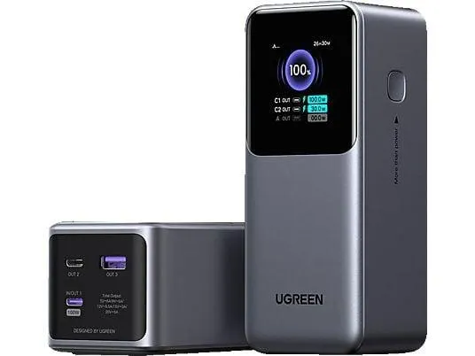 UGREEN 130W Schnelllade Powerbank 20000 mAh Gray