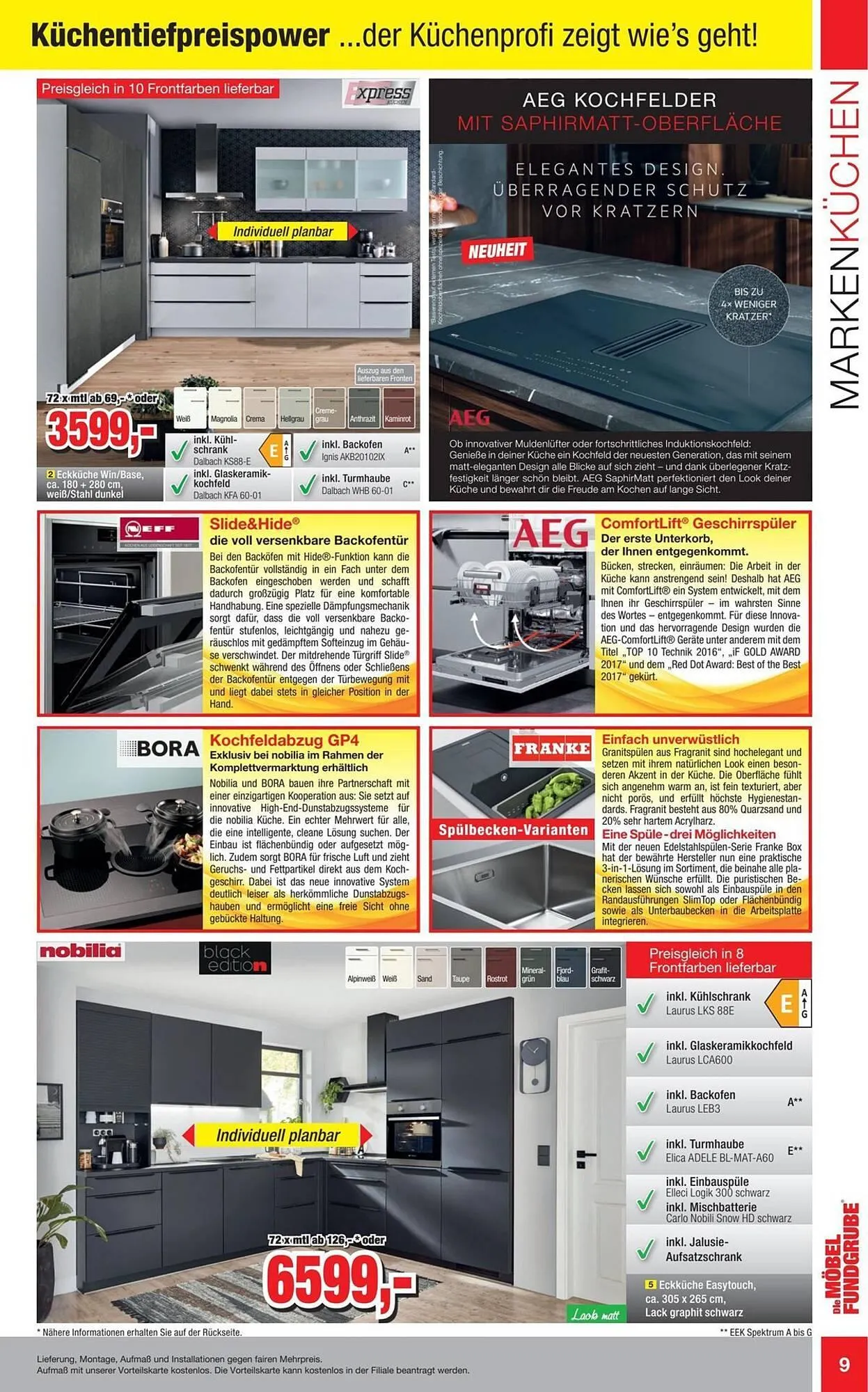 Möbelfundgrube Prospekt von 15. April bis 7. Mai 2025 - Prospekt seite 9