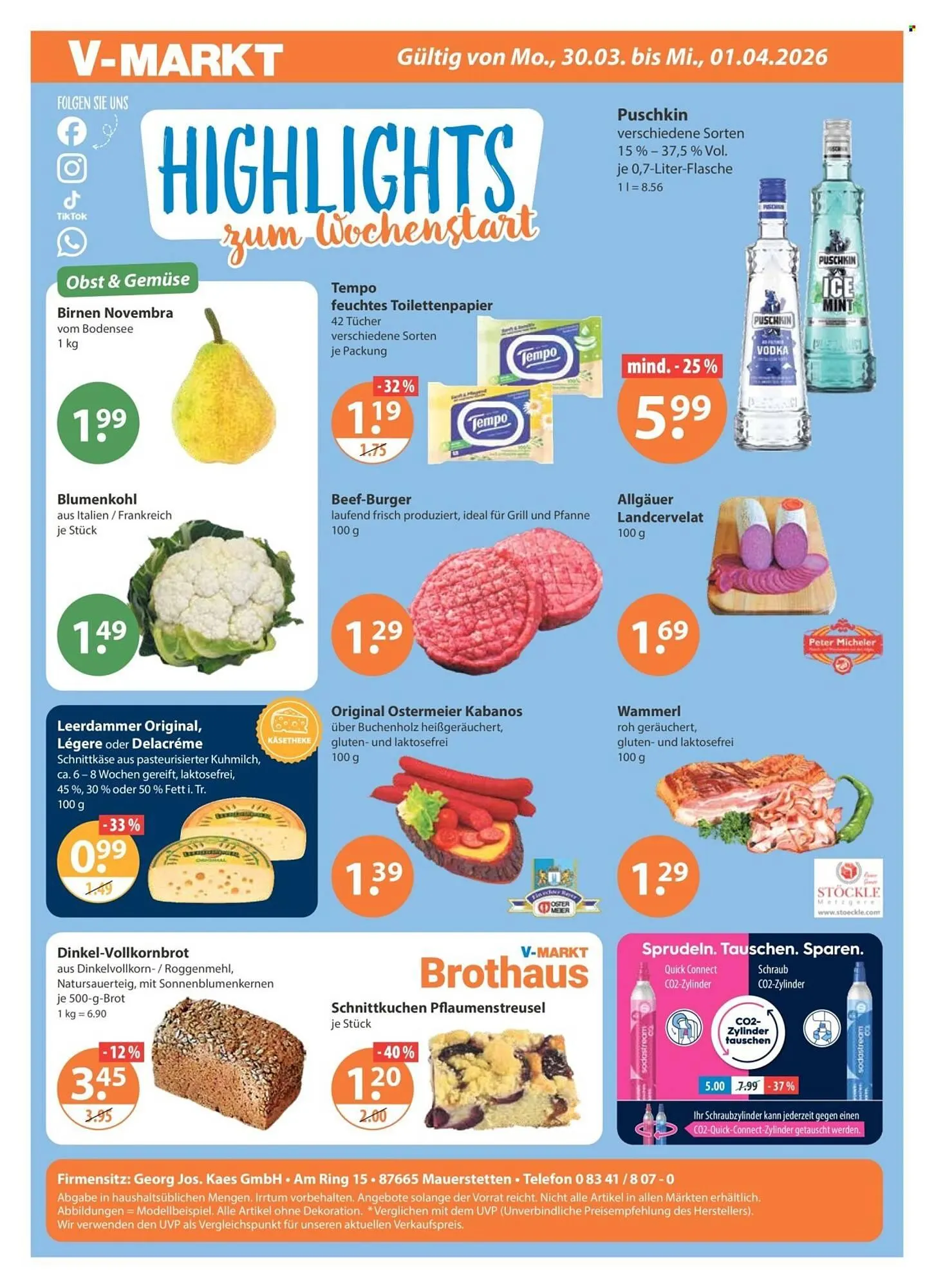V Markt Prospekt von 26. März bis 1. April 2026 - Prospekt seite 28