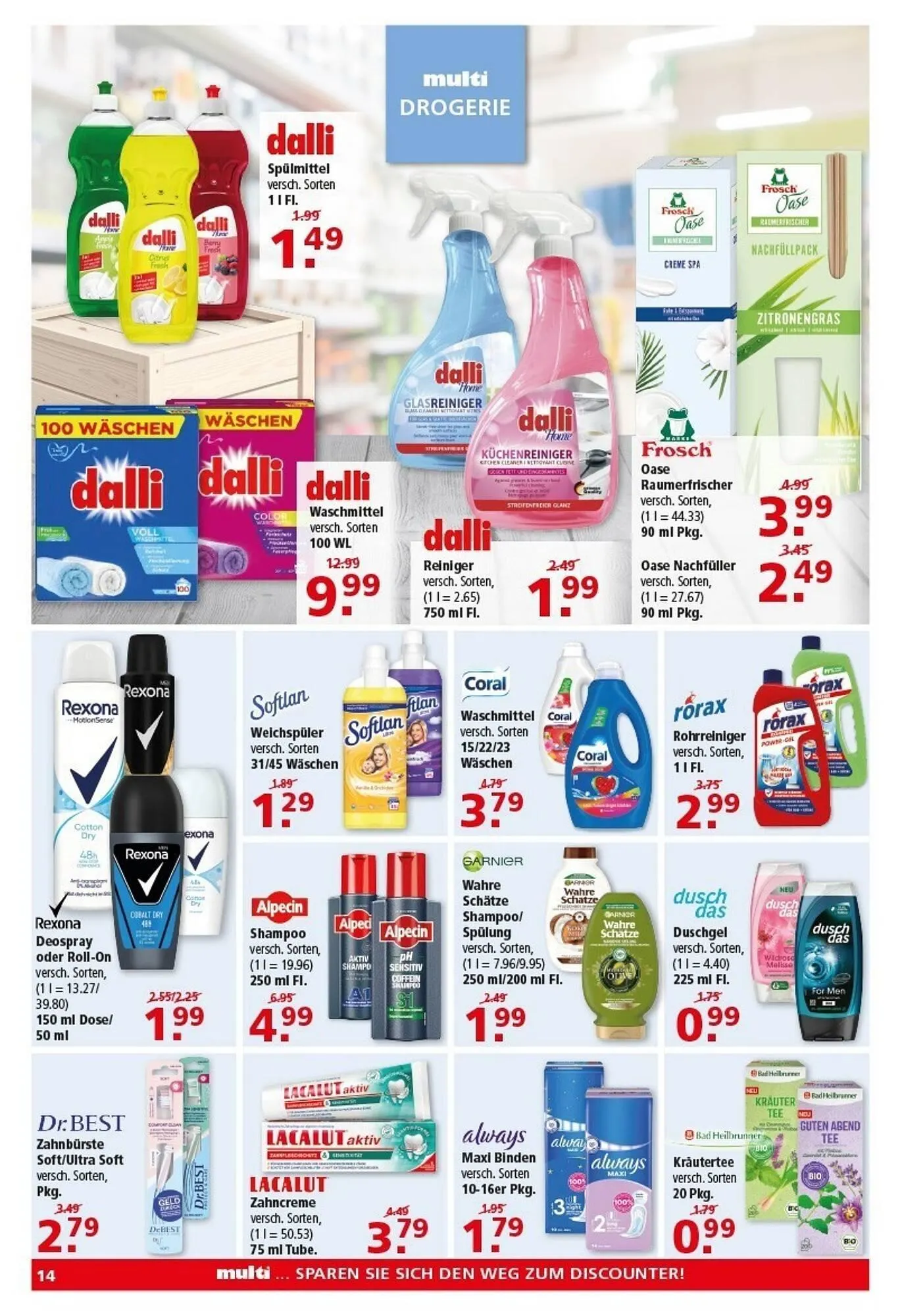 Multi Markt Prospekt von 2. Februar bis 7. Februar 2026 - Prospekt seite 14