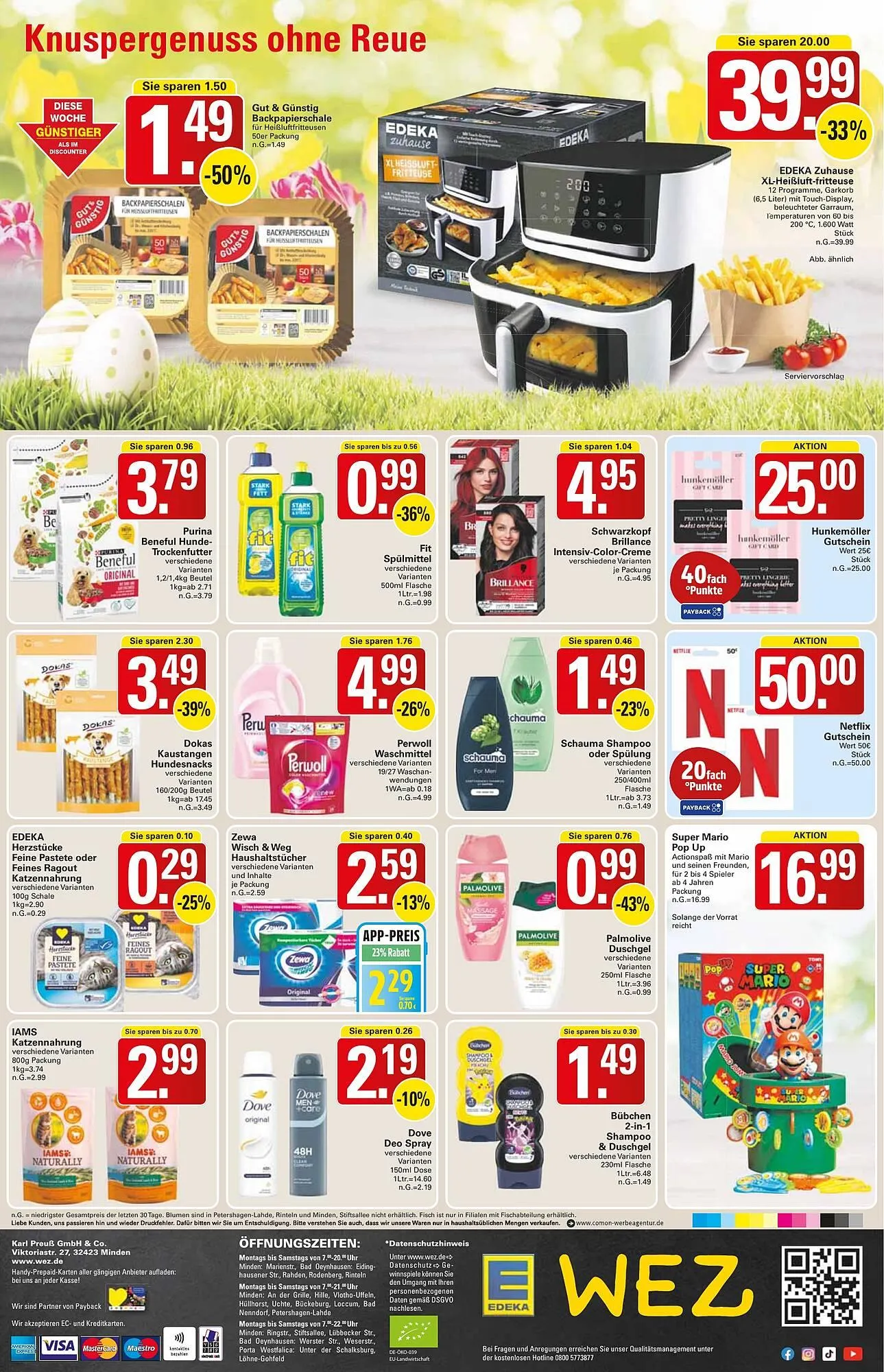 WEZ Prospekt von 30. März bis 4. April 2026 - Prospekt seite 16