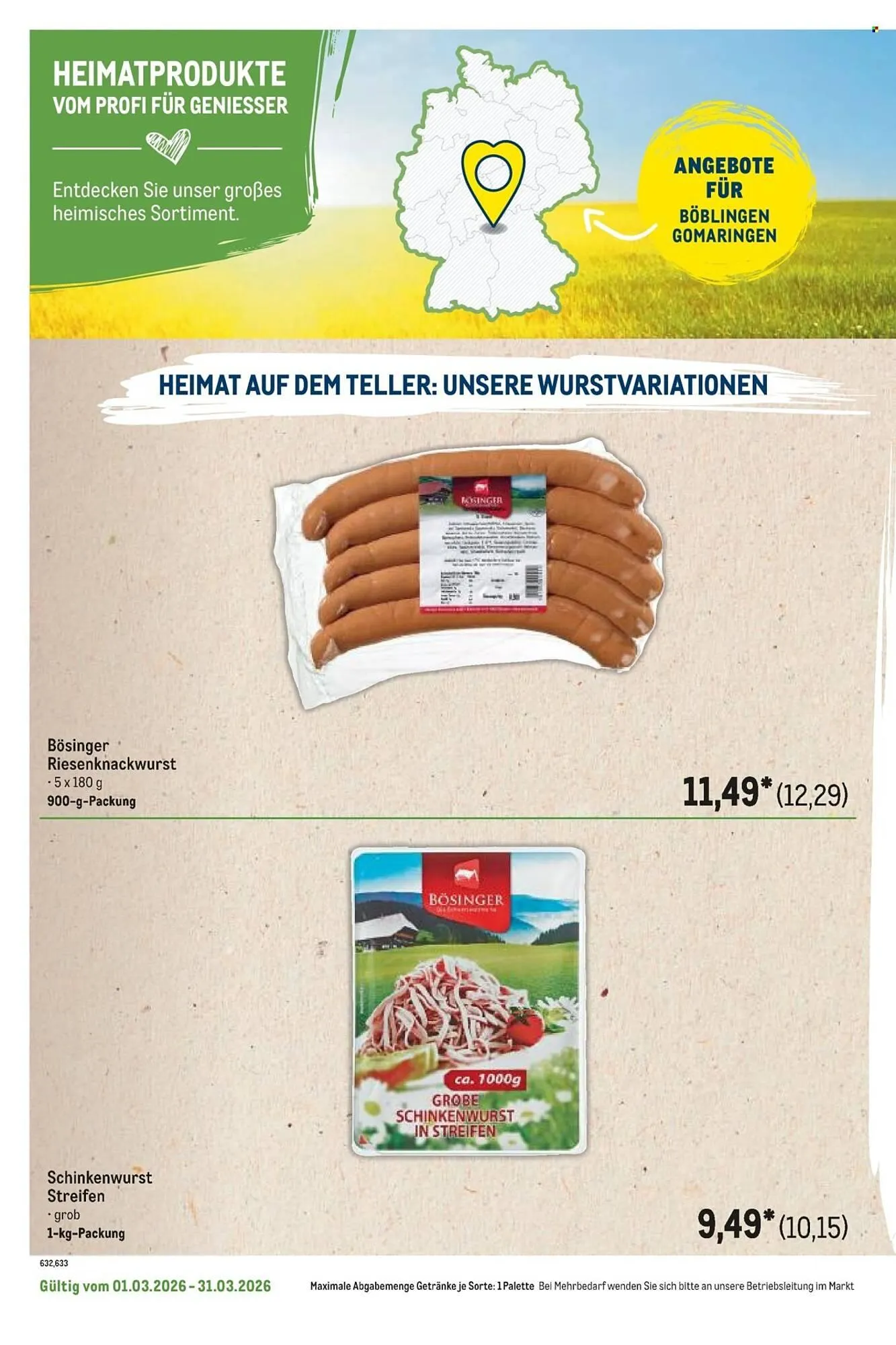 METRO Prospekt von 1. März bis 31. März 2026 - Prospekt seite 126