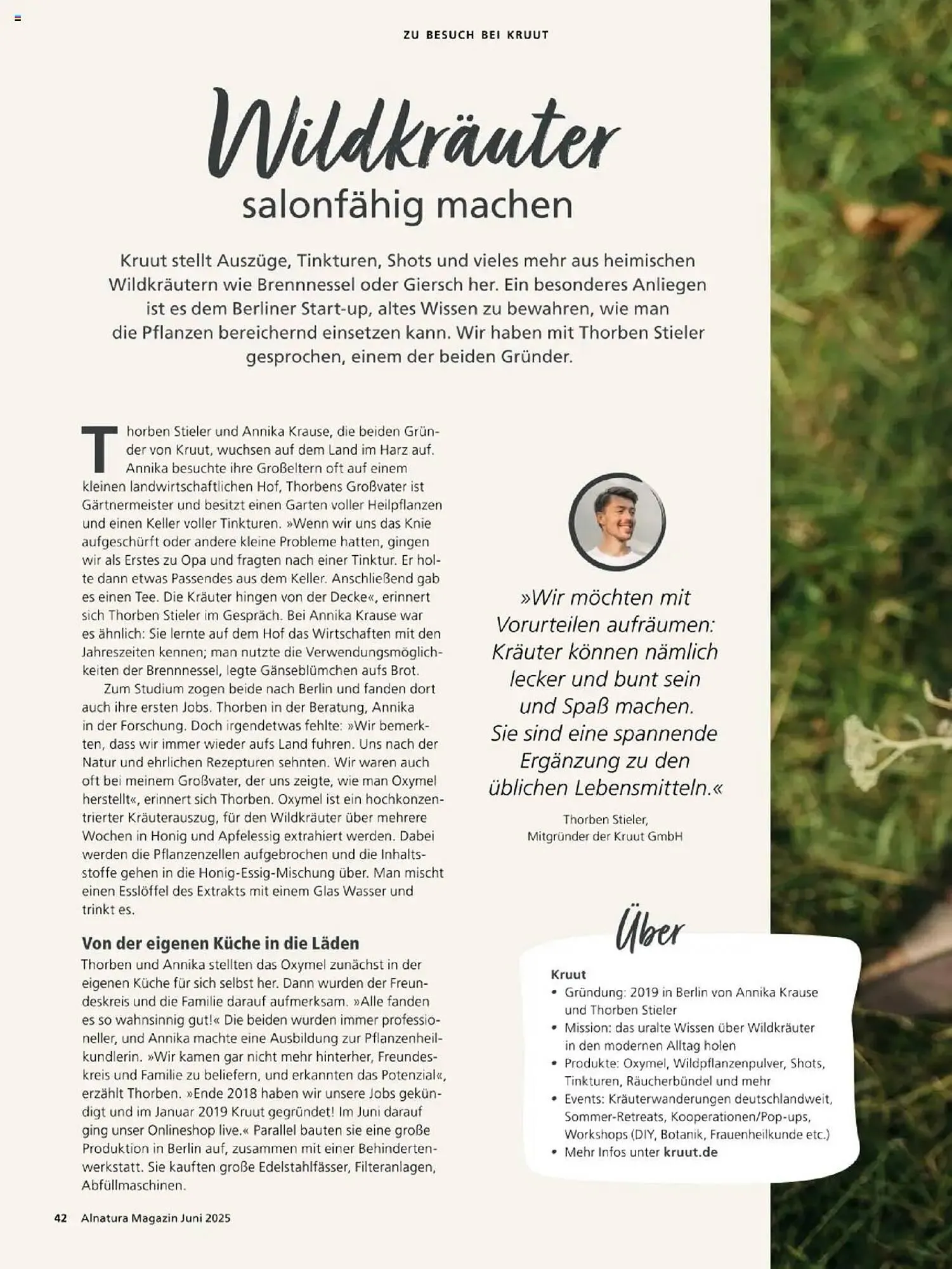 Alnatura Prospekt von 1. Juni bis 30. Juni 2025 - Prospekt seite 42