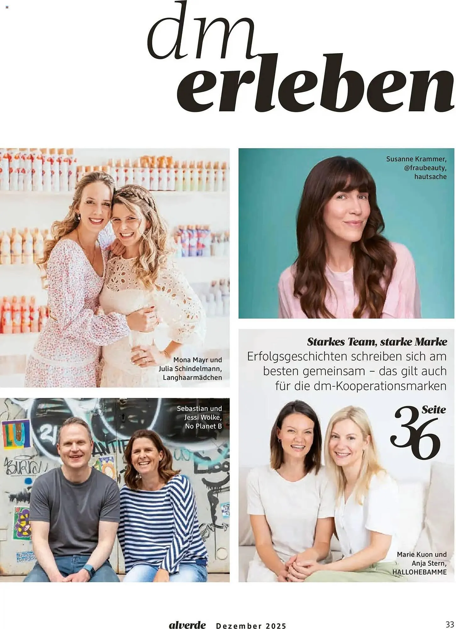 Dm drogerie Magazin von 1. Januar bis 31. Januar 2026 - Prospekt seite 33