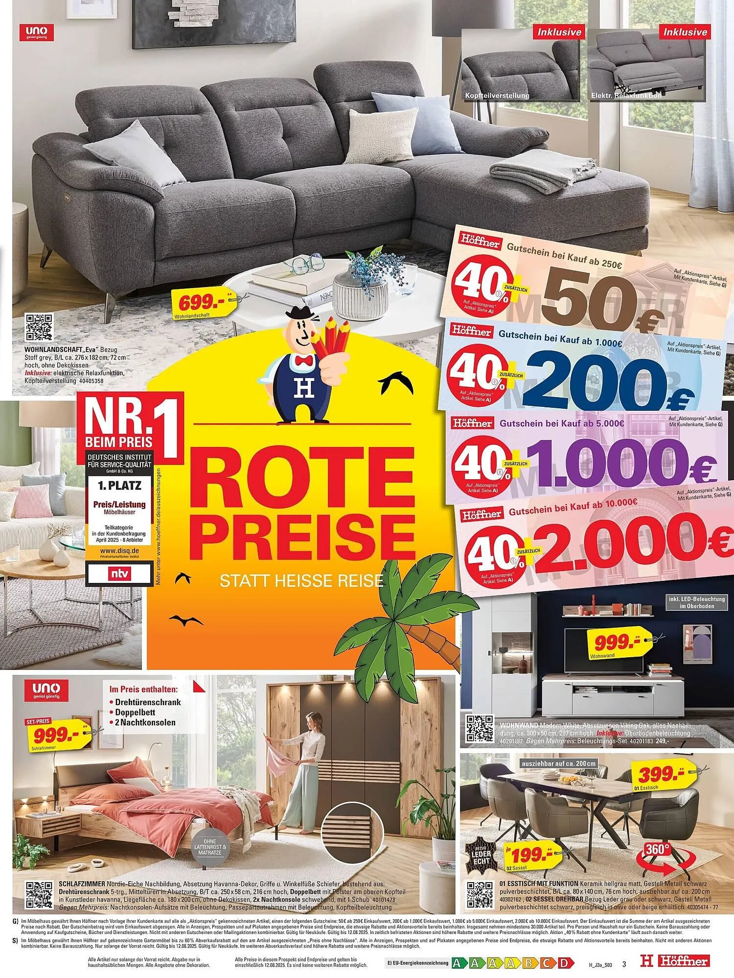 Höffner Prospekt von 30. Juli bis 12. August 2025 - Prospekt seite 3