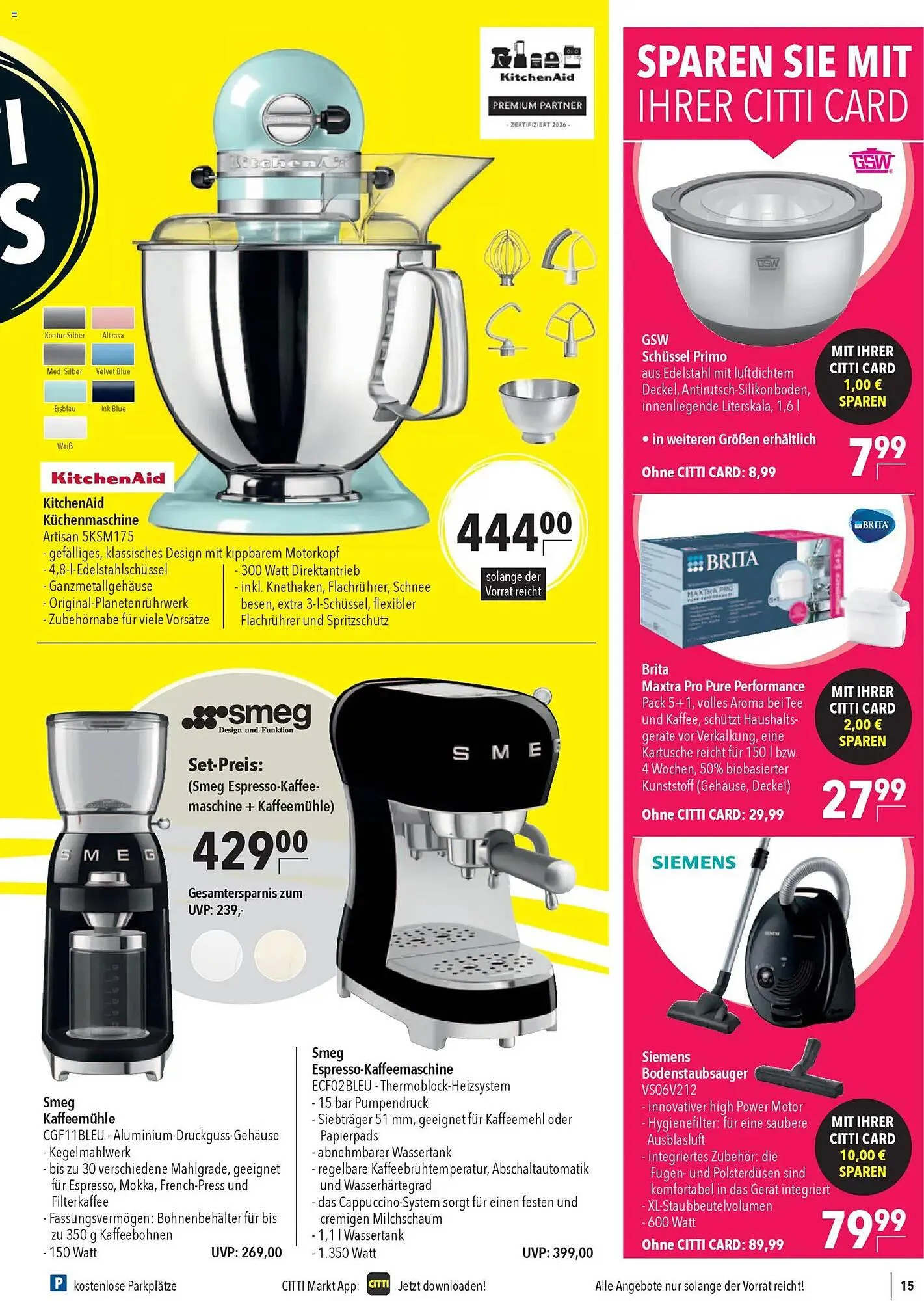 CITTI Markt Prospekt von 4. März bis 10. März 2026 - Prospekt seite 15