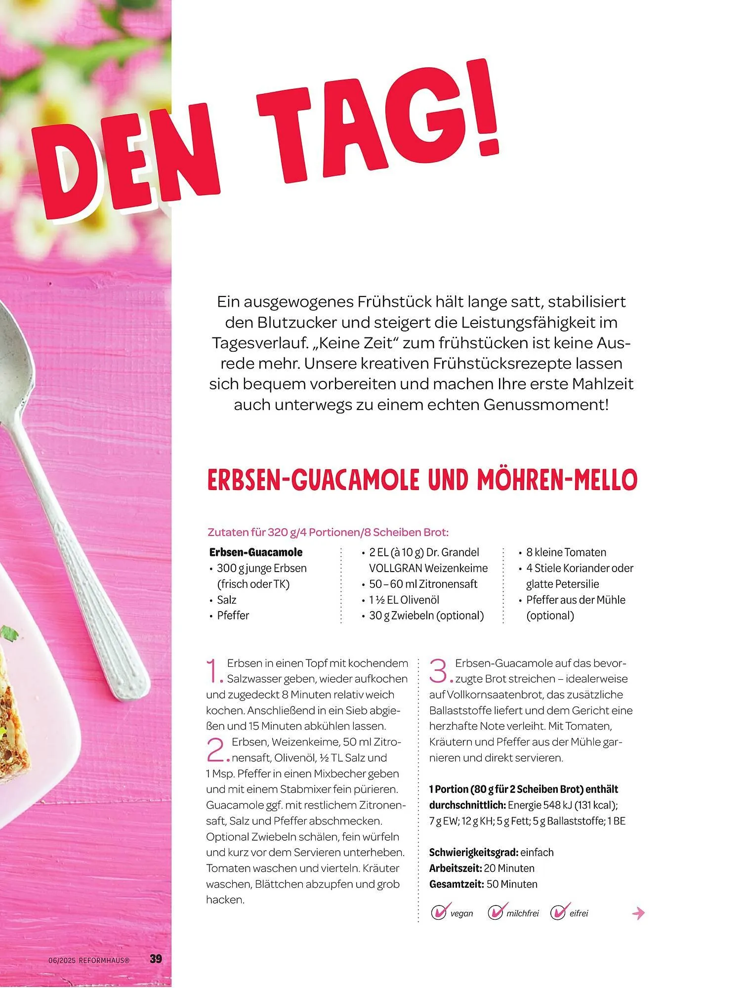 Reformhaus Prospekt von 1. Juni bis 30. Juni 2025 - Prospekt seite 39