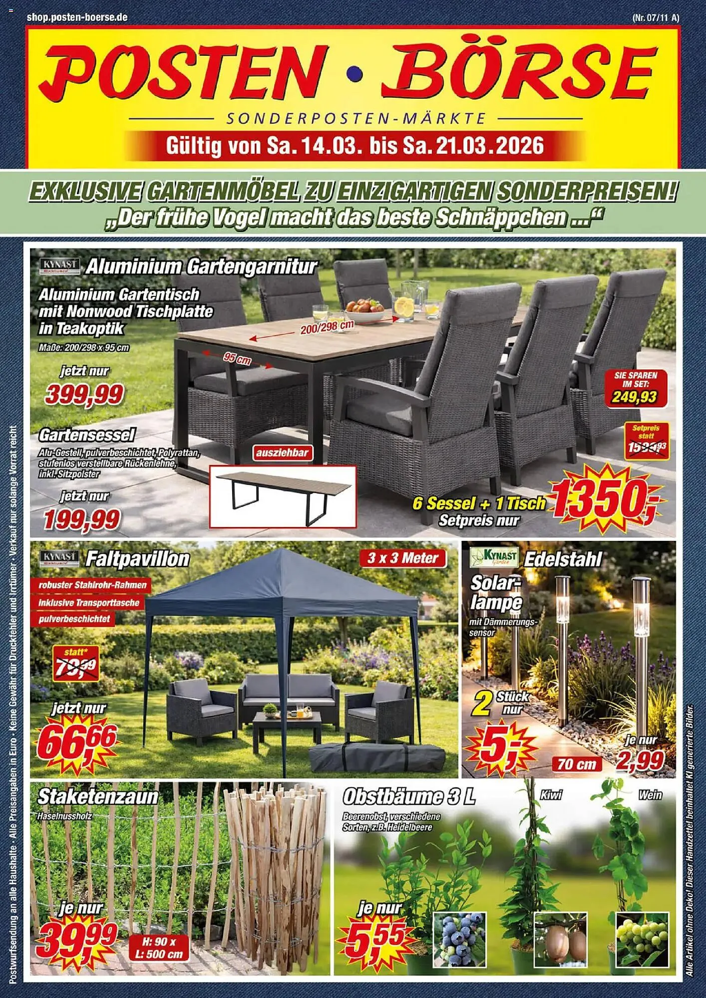 Posten Börse Prospekt von 14. März bis 21. März 2026 - Prospekt seite 1