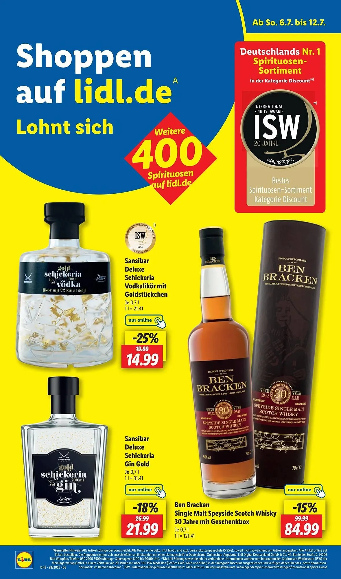 Lidl Prospekt von 7. Juli bis 12. Juli 2025 - Prospekt seite 60