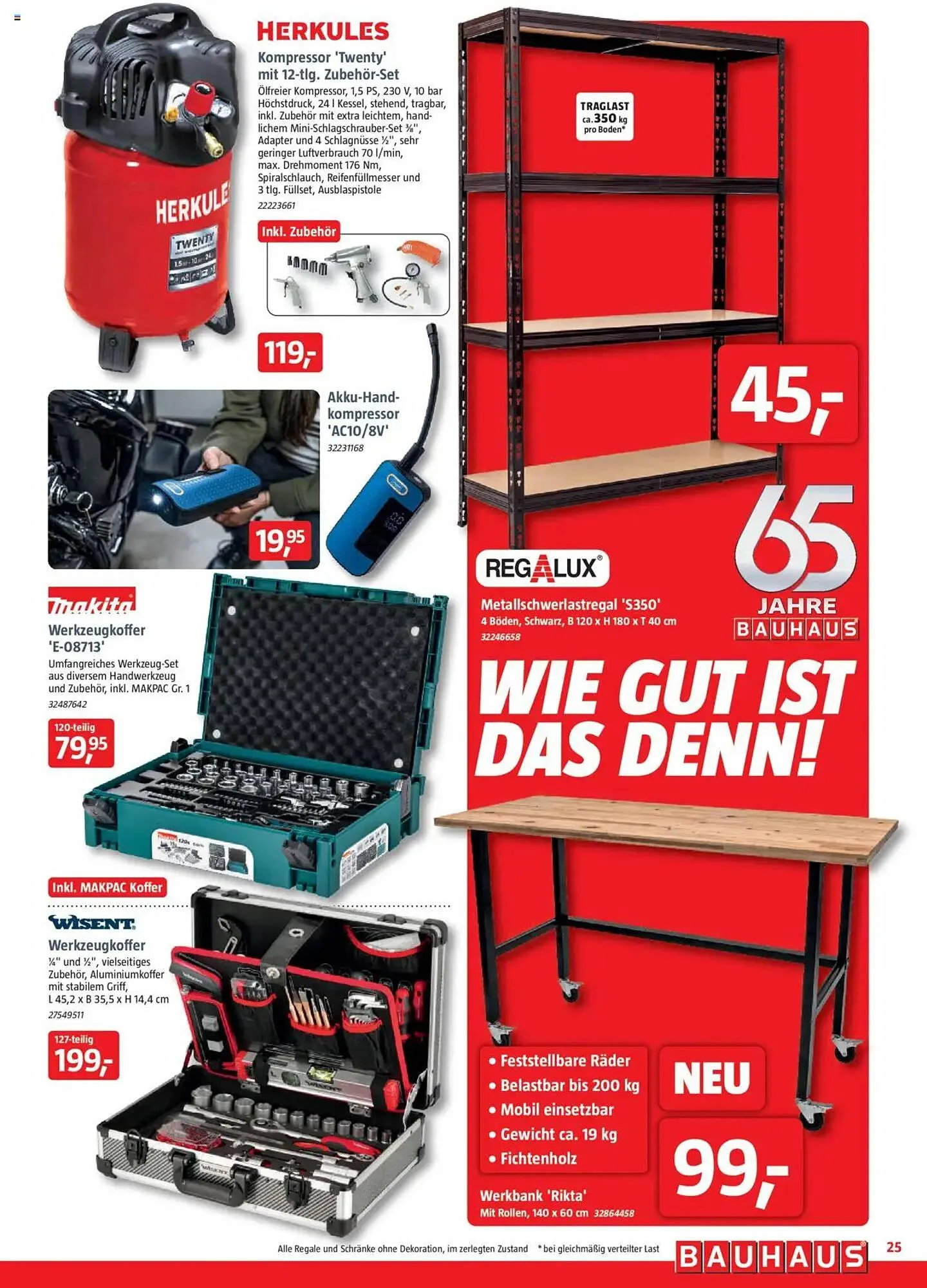 Bauhaus Prospekt von 4. Oktober bis 1. November 2025 - Prospekt seite 25