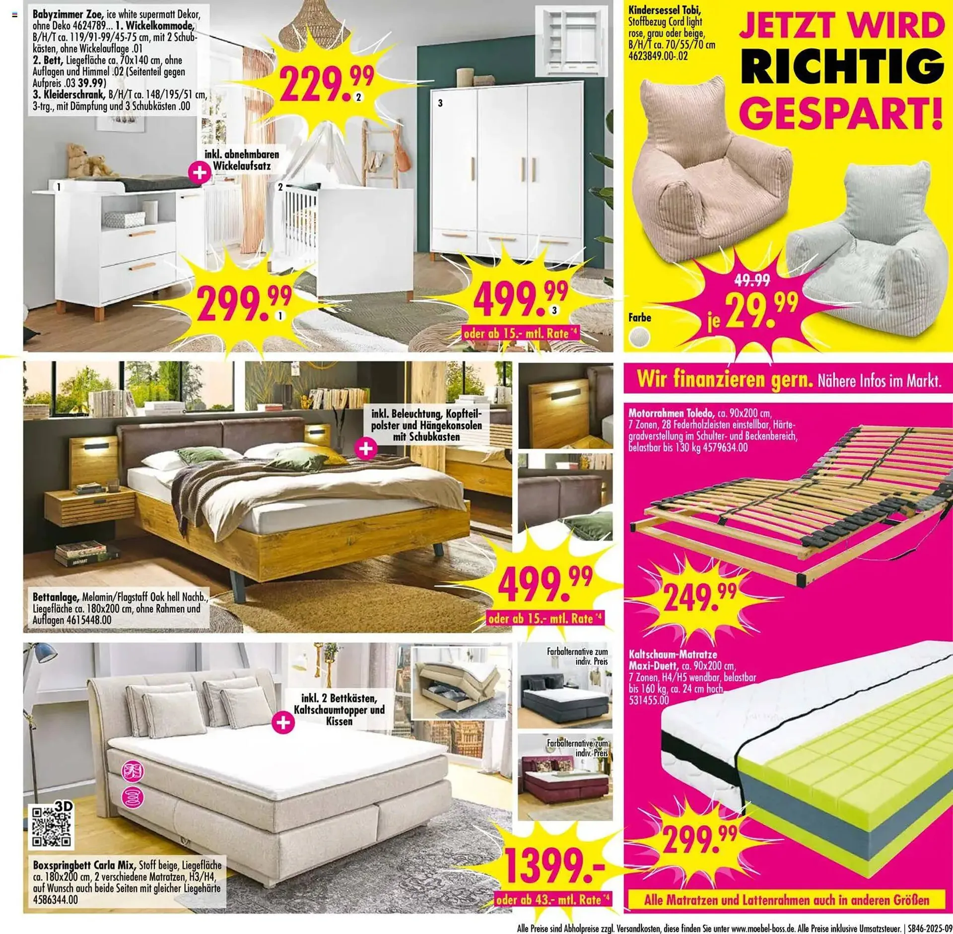 Möbel Boss Prospekt von 8. November bis 14. November 2025 - Prospekt seite 9