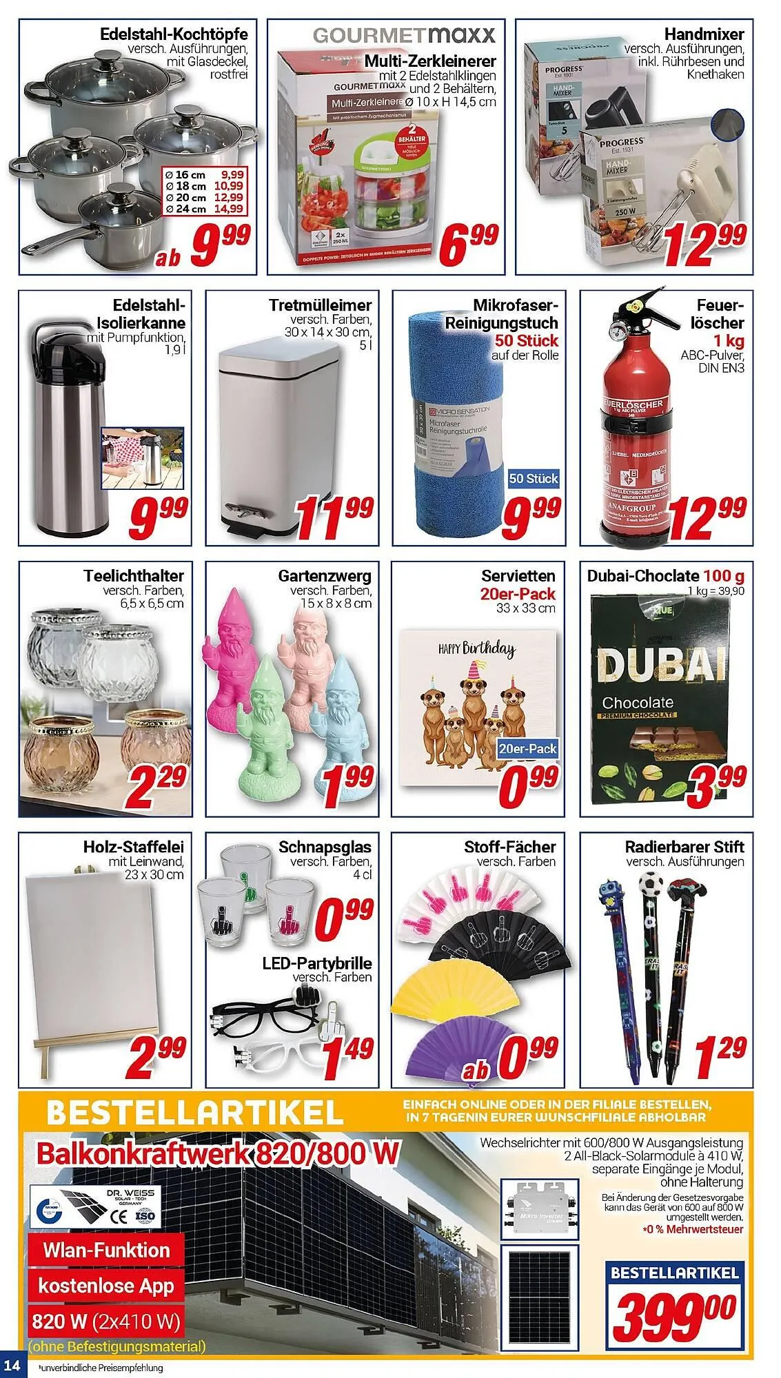 CENTERSHOP Prospekt von 14. April bis 19. April 2025 - Prospekt seite 14