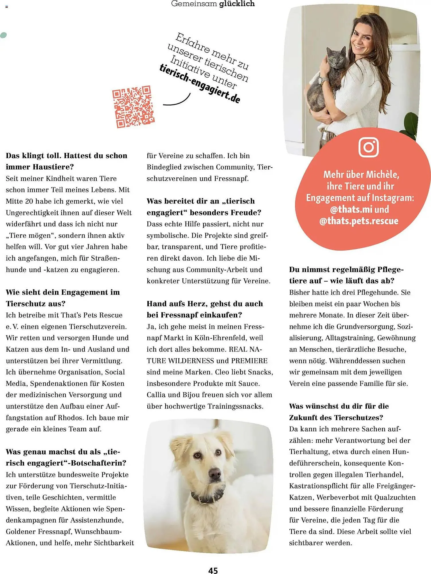 Fressnapf Magazin von 2. März bis 30. April 2026 - Prospekt seite 45