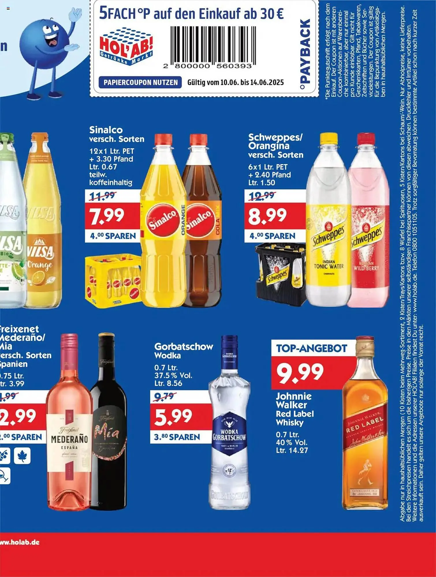 Hol'ab Getränkemarkt Prospekt von 10. Juni bis 14. Juni 2025 - Prospekt seite 3