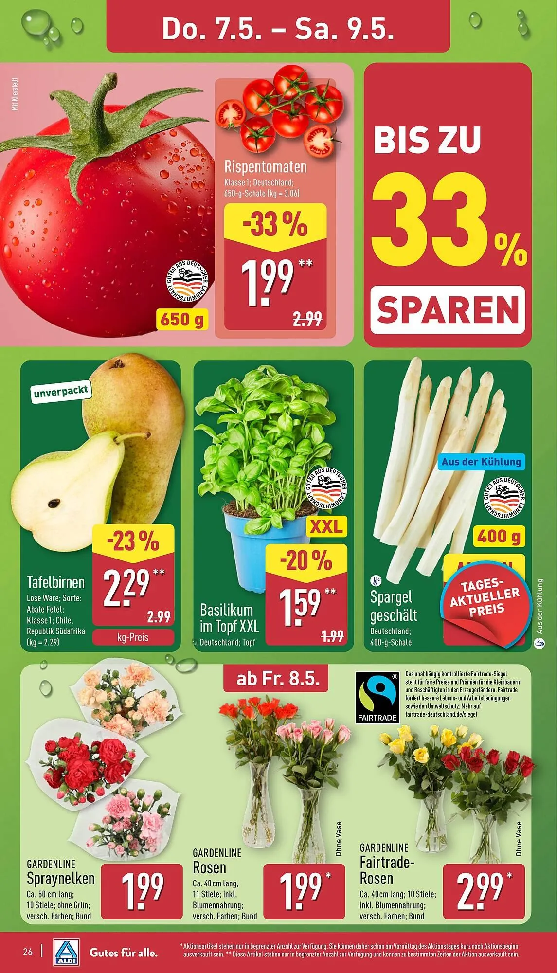 Aldi Nord Prospekt von 4. Mai bis 9. Mai 2026 - Prospekt seite 26