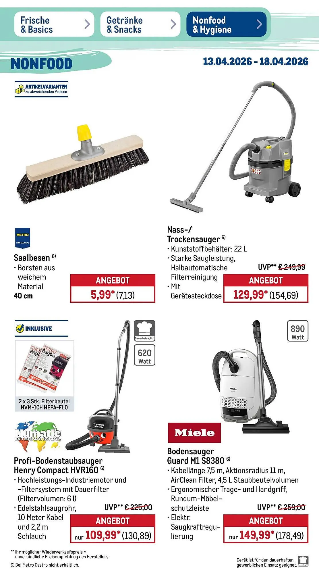 METRO Prospekt von 12. April bis 18. April 2026 - Prospekt seite 49