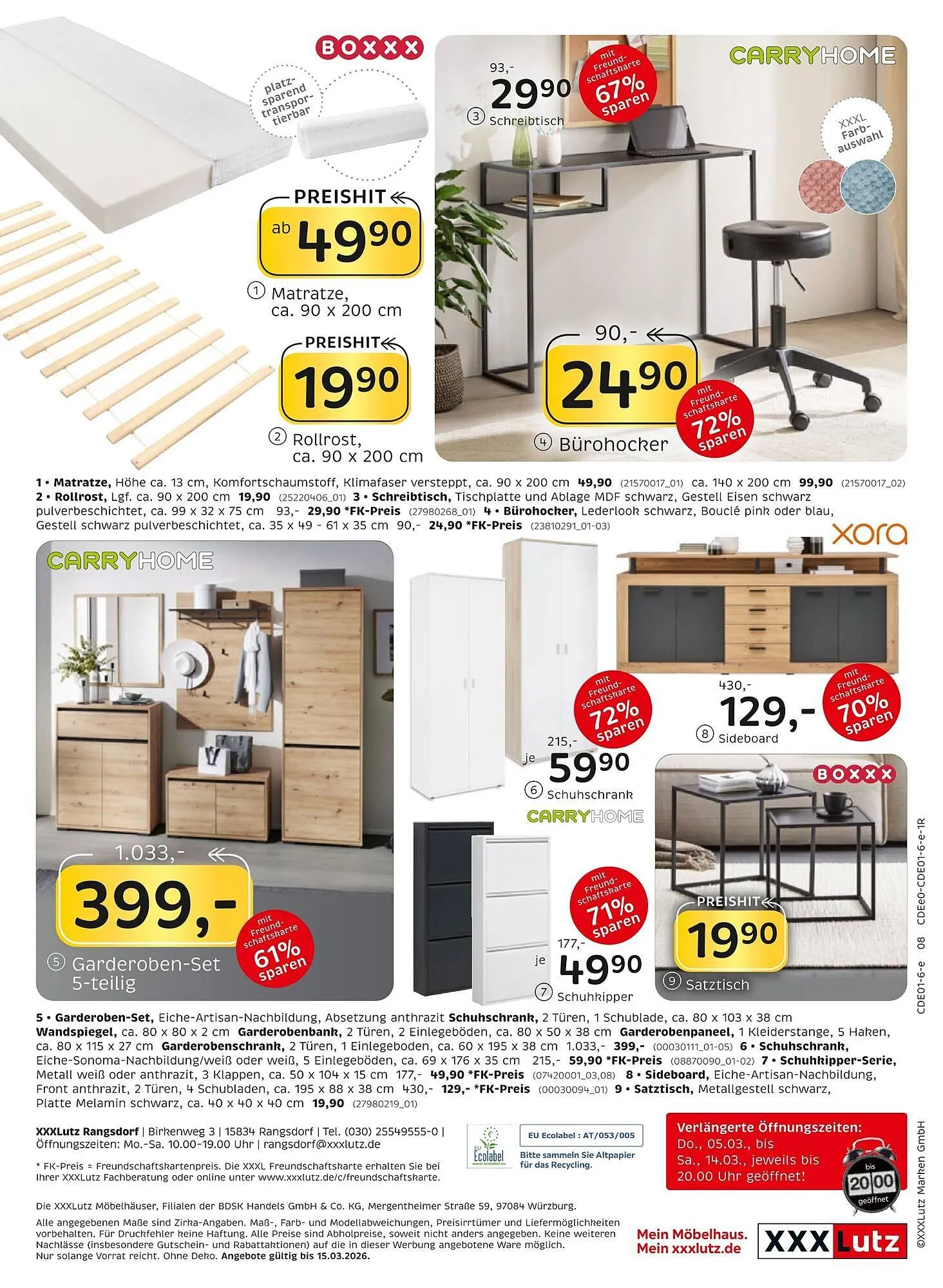 XXXLutz Prospekt von 2. März bis 15. März 2026 - Prospekt seite 8