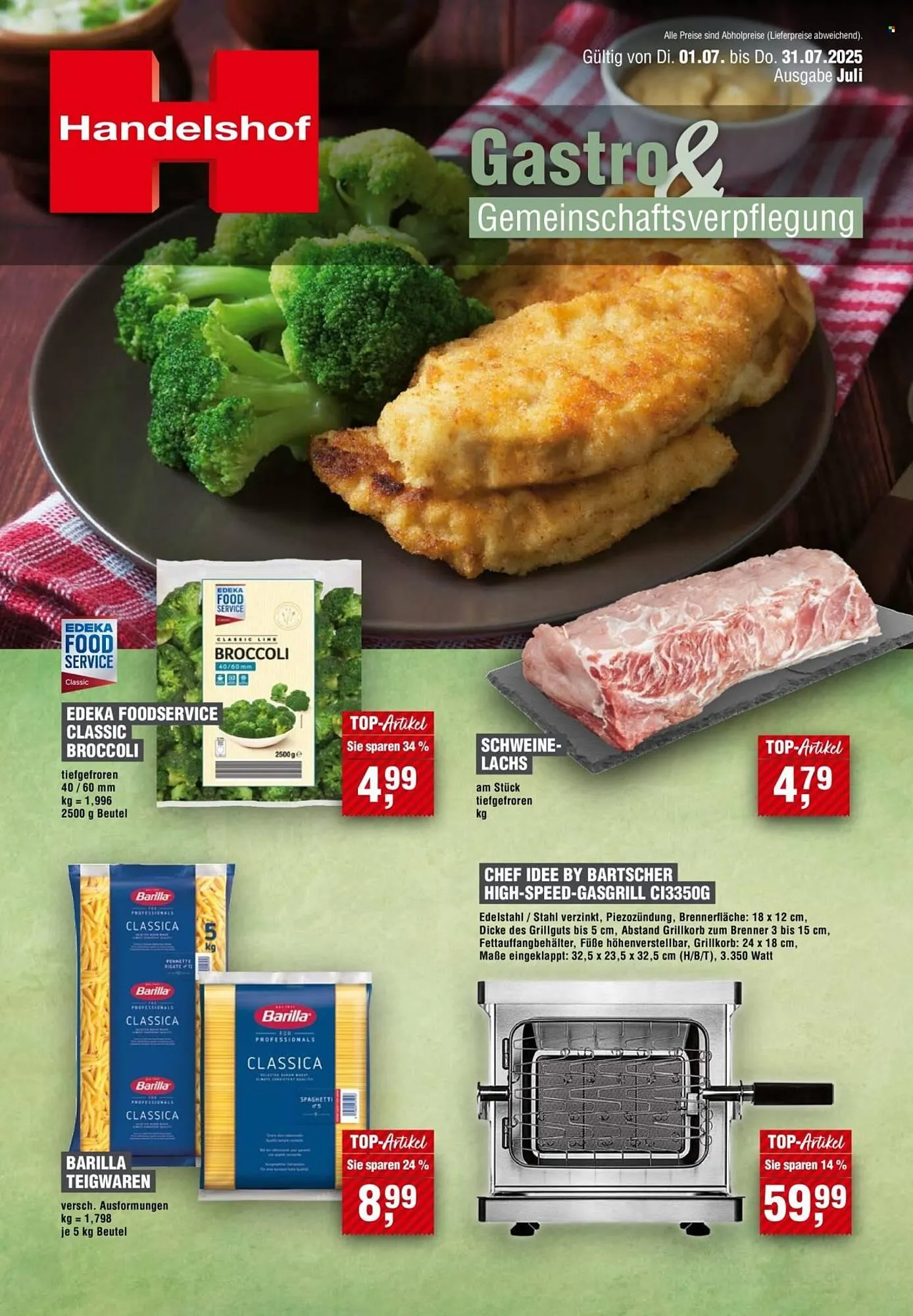 Handelshof Prospekt von 1. Juli bis 31. Juli 2025 - Prospekt seite 1