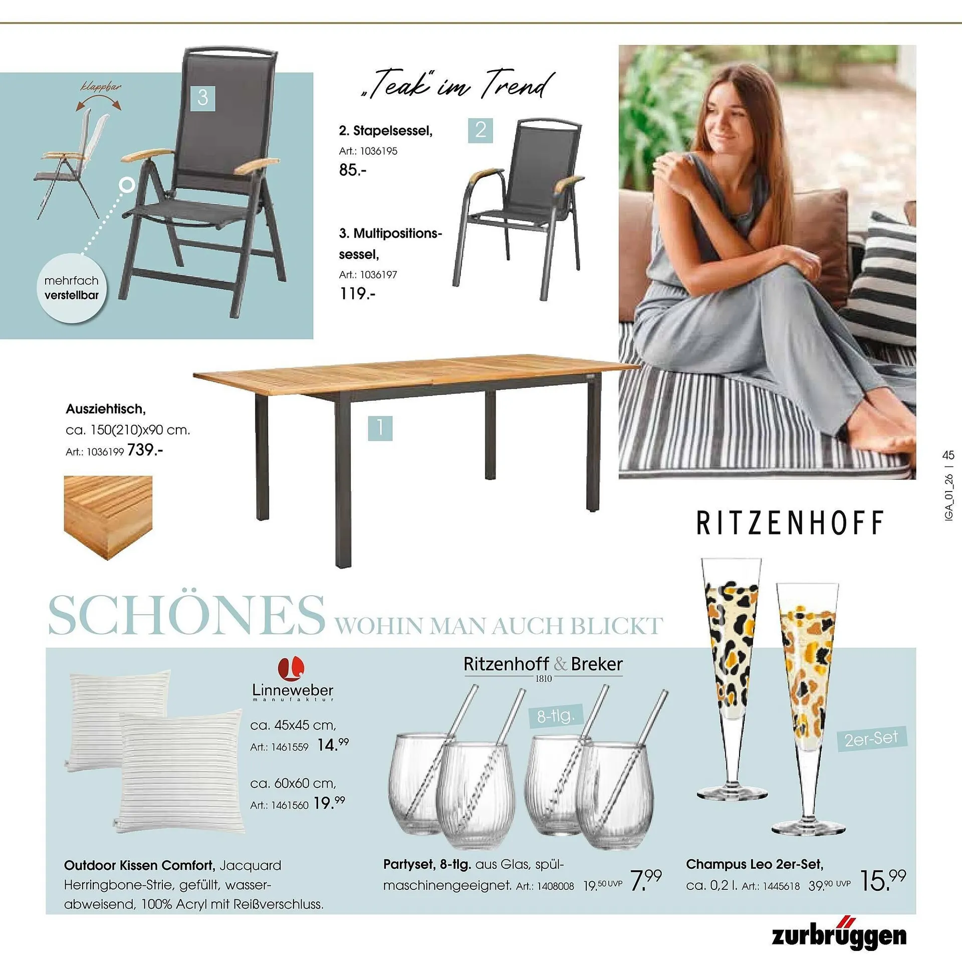 Zurbrüggen Prospekt von 17. März bis 31. August 2026 - Prospekt seite 45