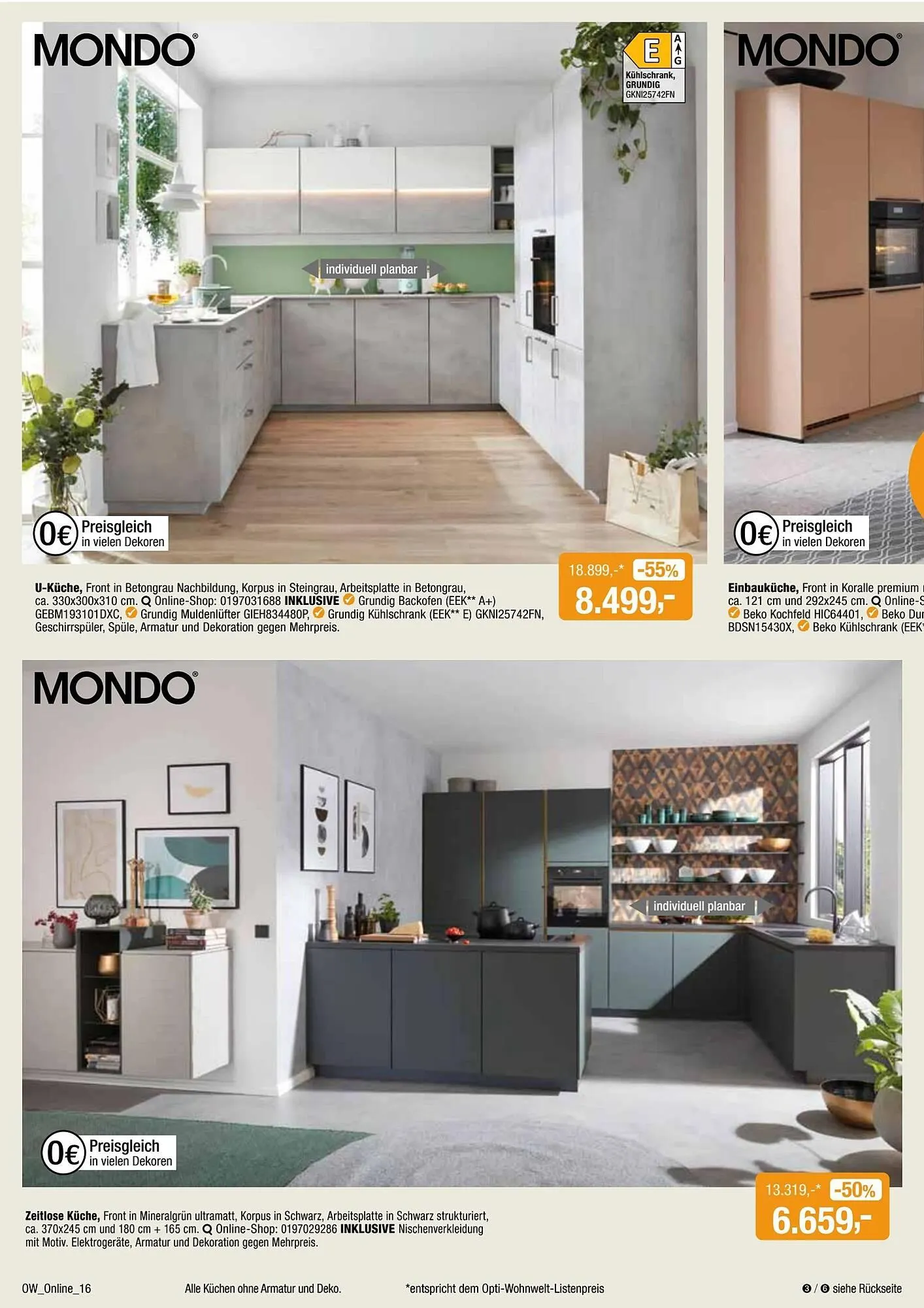 Opti Wohnwelt Prospekt von 13. April bis 24. April 2025 - Prospekt seite 16