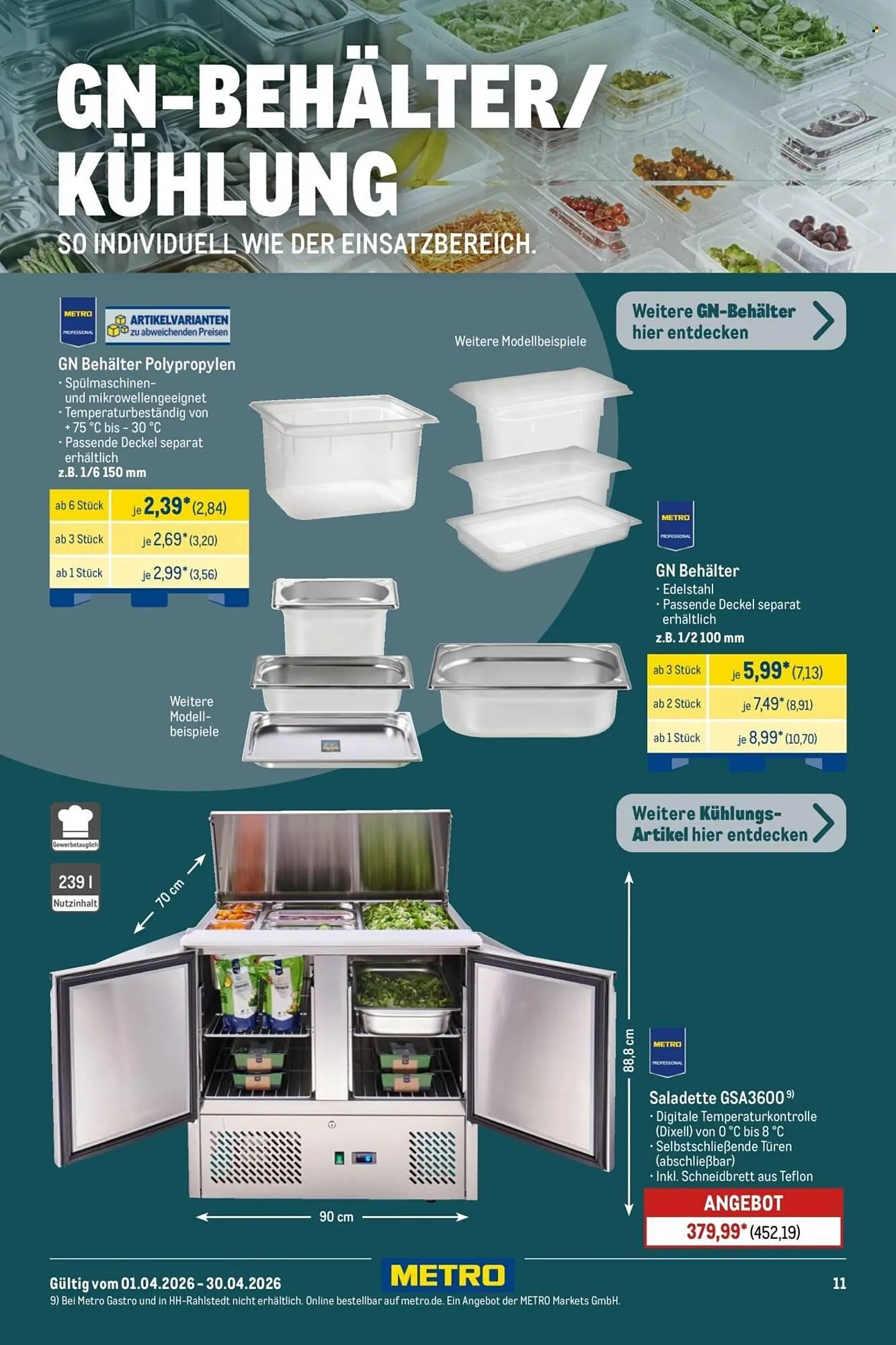 METRO Prospekt von 1. April bis 30. April 2026 - Prospekt seite 11