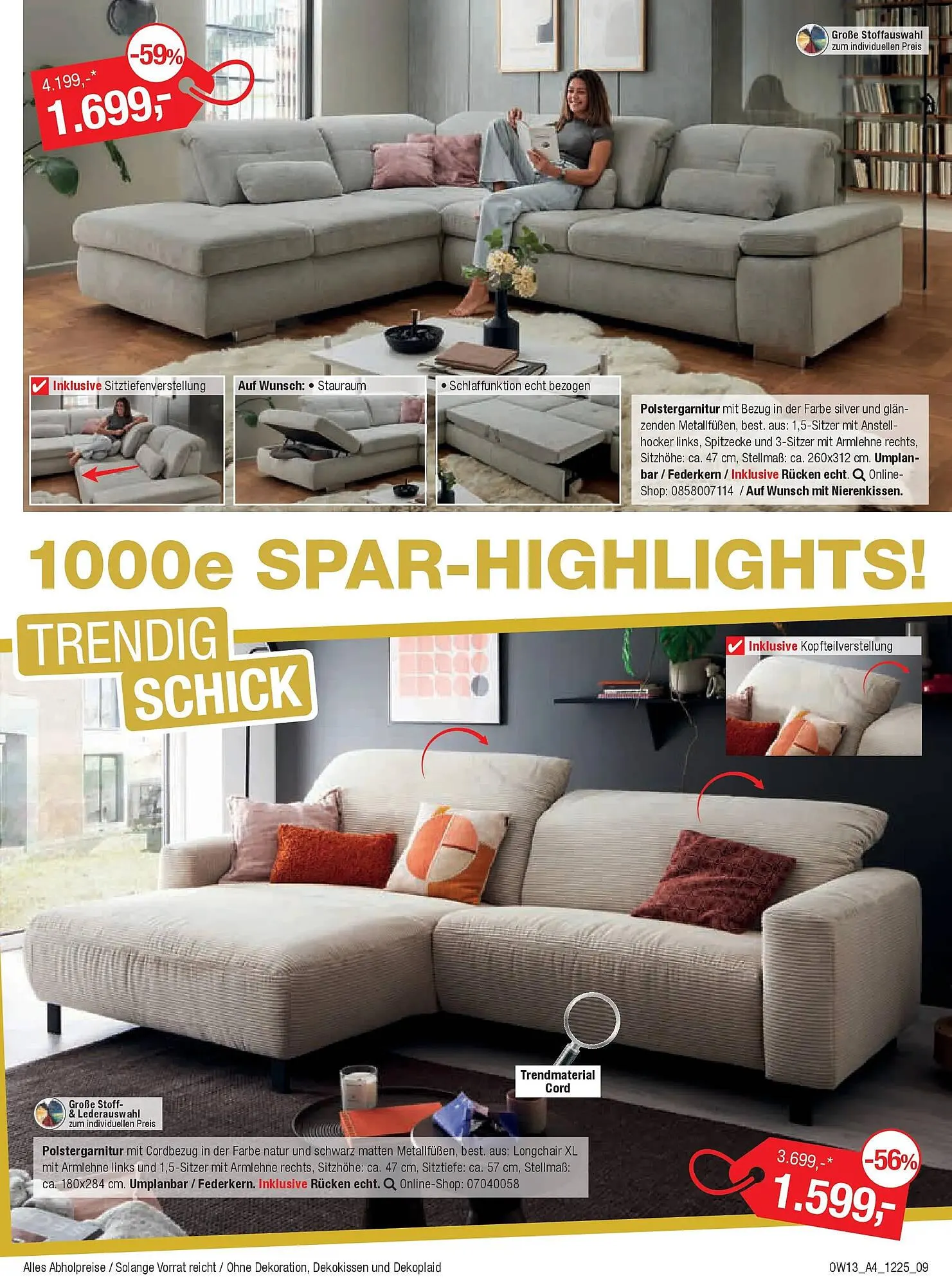 Opti Wohnwelt Prospekt von 18. Dezember bis 10. Januar 2026 - Prospekt seite 9