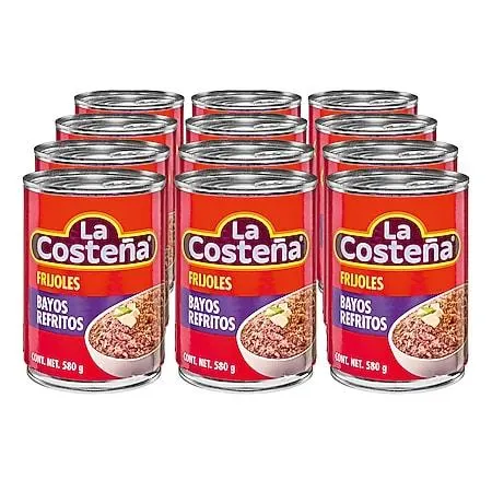 La Costena Bohnenmus braun 580 g, 12er Pack