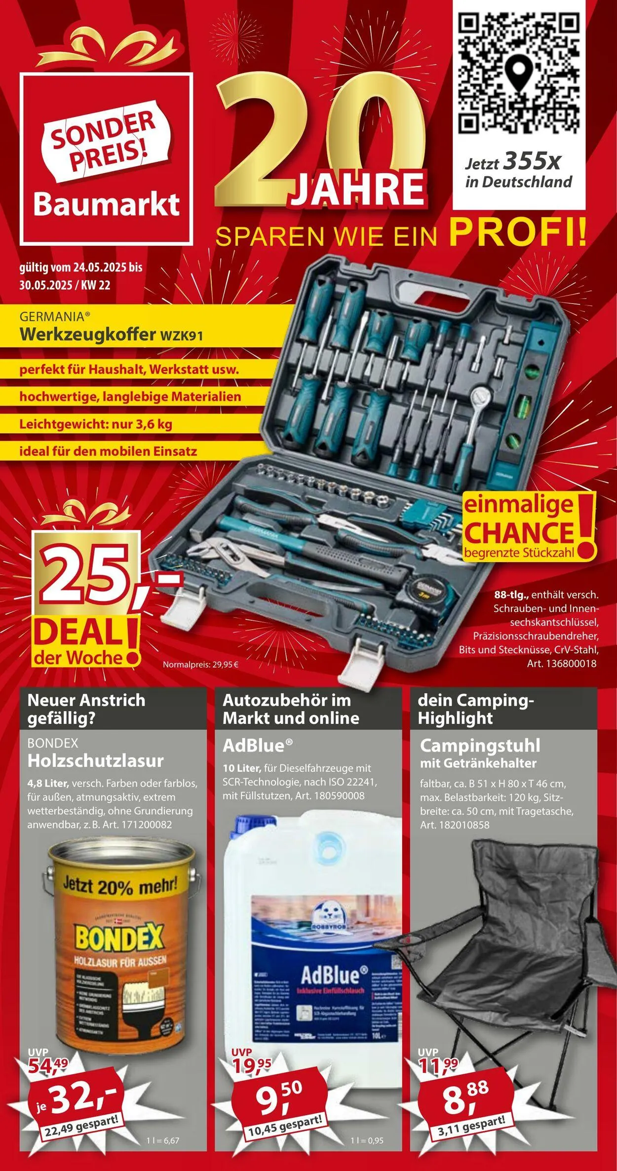 Sonderpreis Baumarkt Aktueller Prospekt - 1