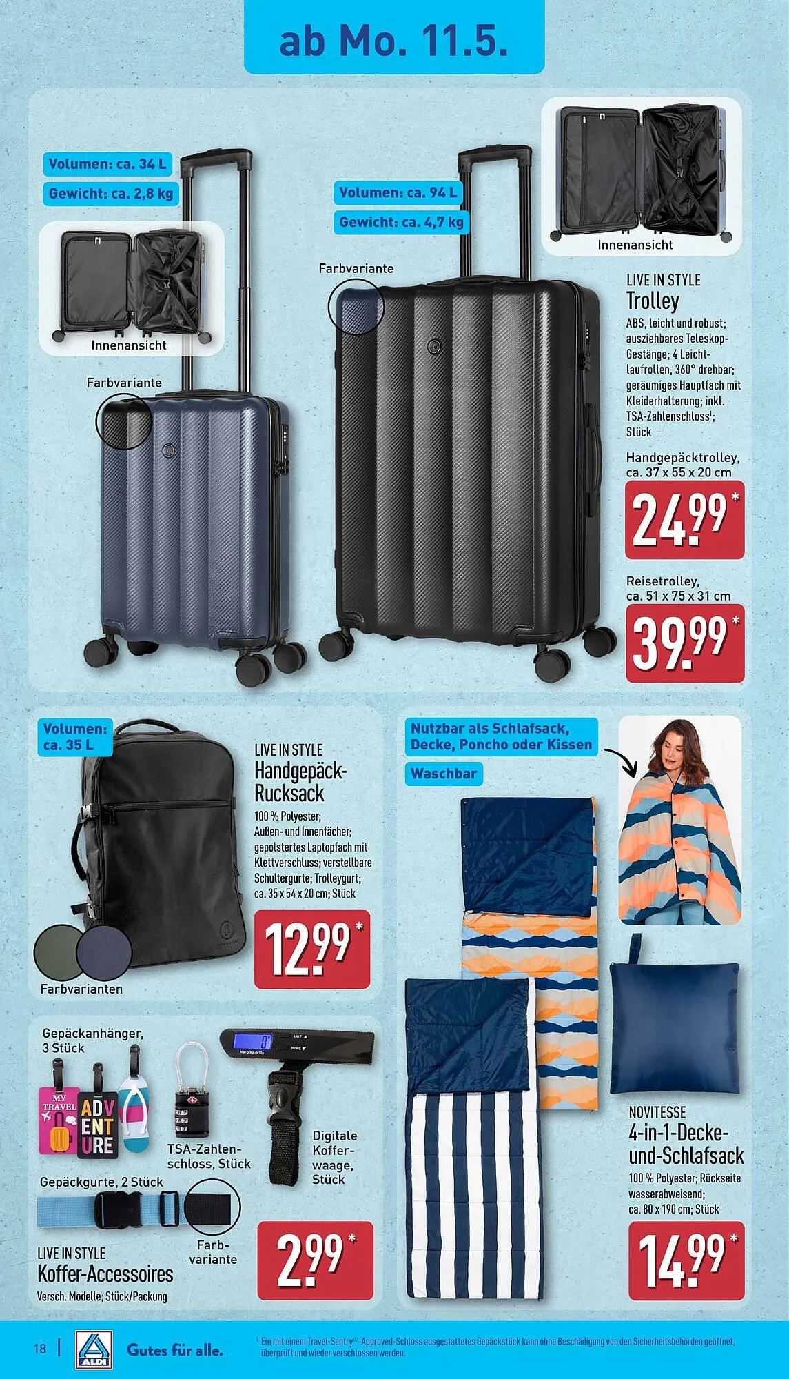 Aldi Nord Prospekt von 11. Mai bis 16. Mai 2026 - Prospekt seite 18