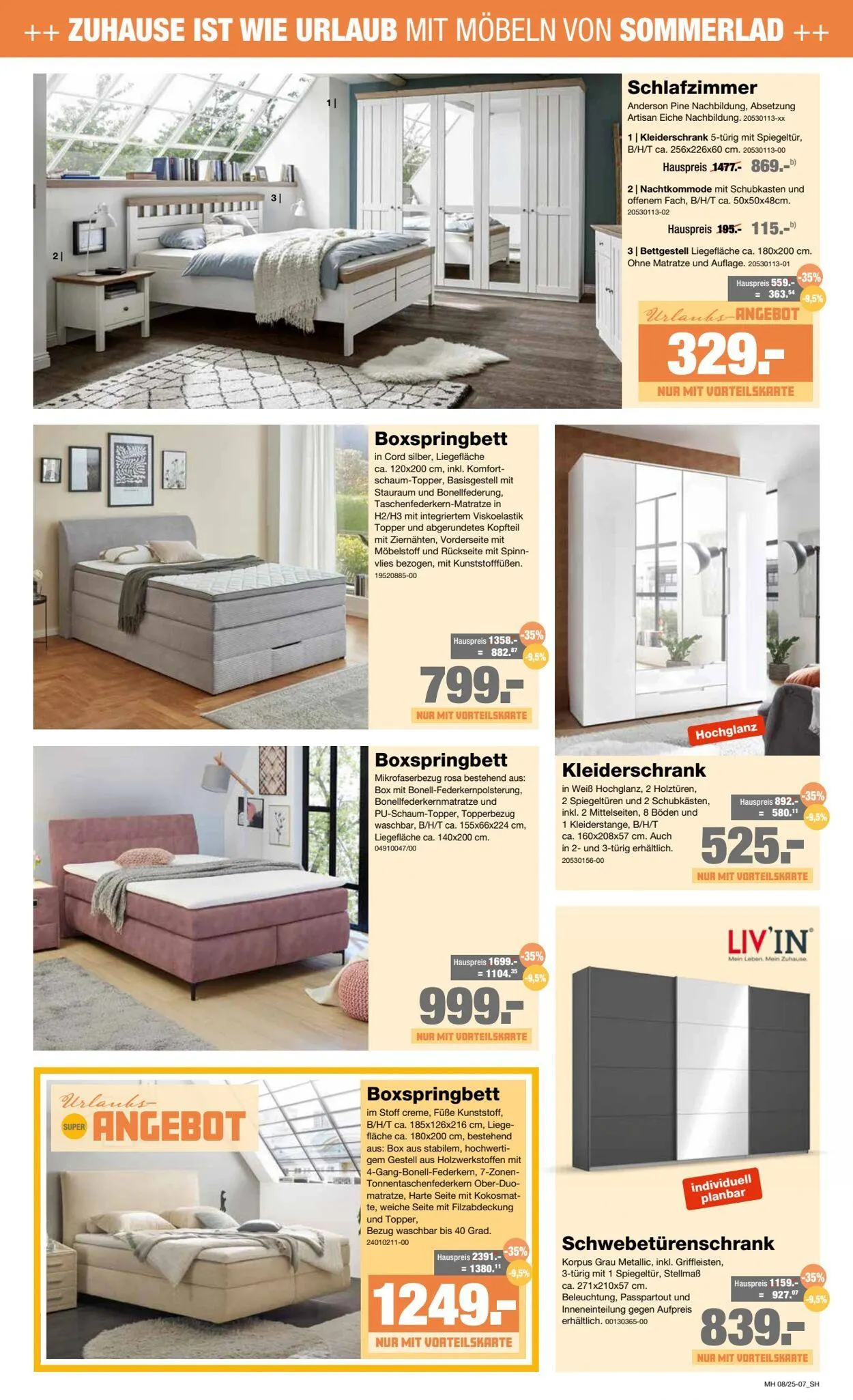 Sommerlad Aktueller Prospekt von 28. April bis 17. Mai 2025 - Prospekt seite 7