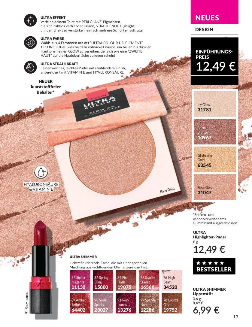 Avon Aktueller Prospekt von 4. Juni bis 18. Juni 2025 - Prospekt seite 13