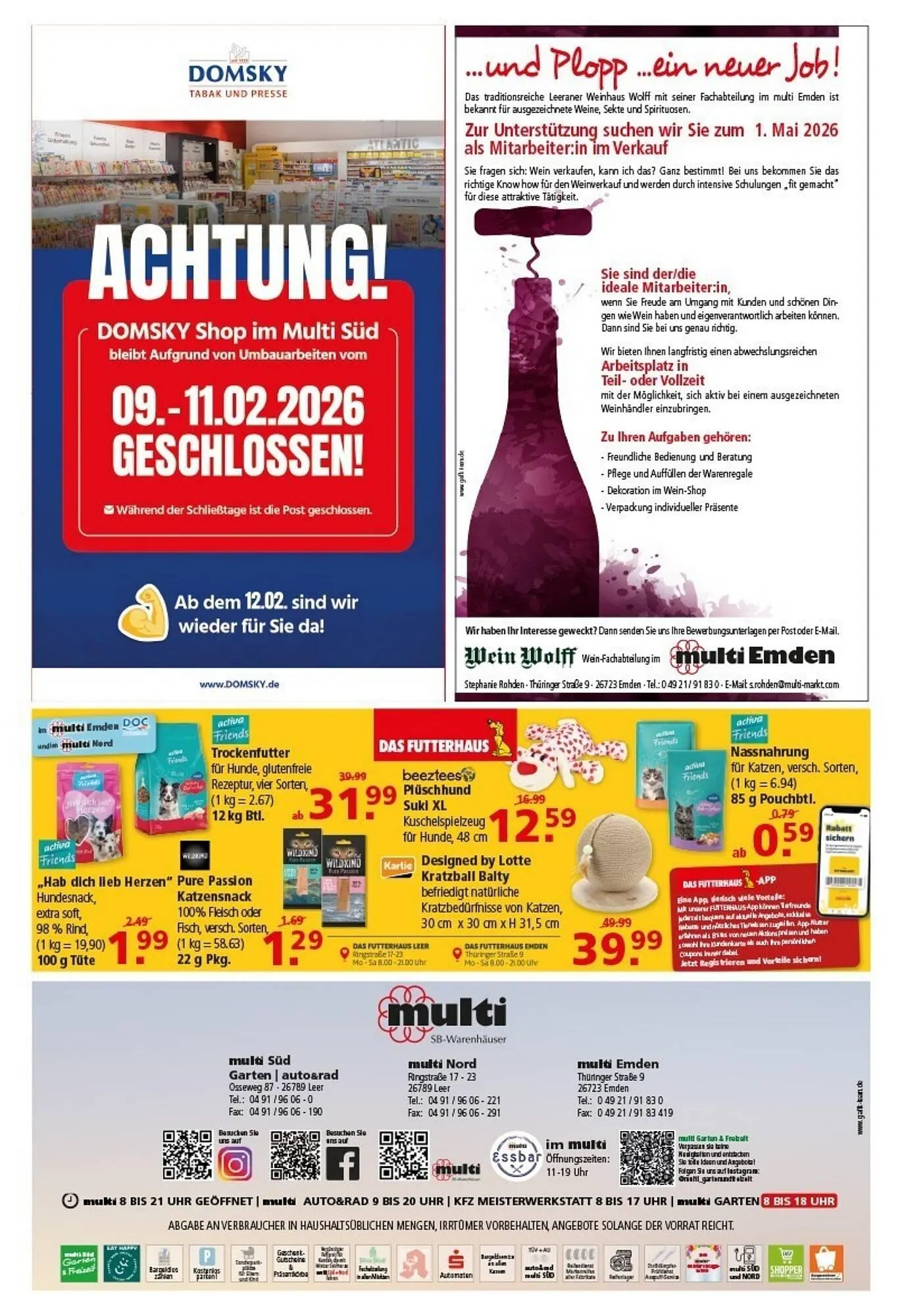 Multi Markt Prospekt von 9. Februar bis 14. Februar 2026 - Prospekt seite 20