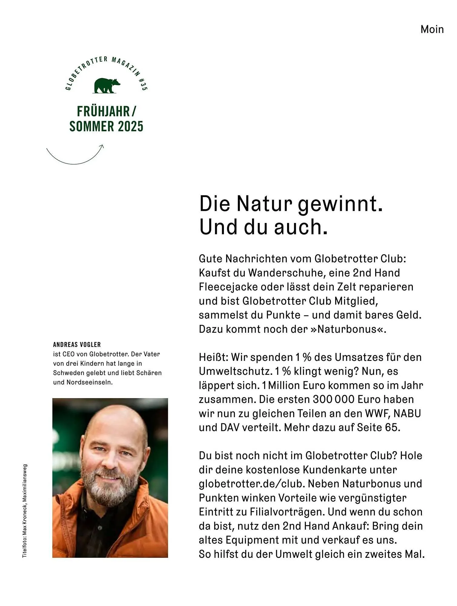 Globetrotter Prospekt von 2. April bis 1. September 2025 - Prospekt seite 3
