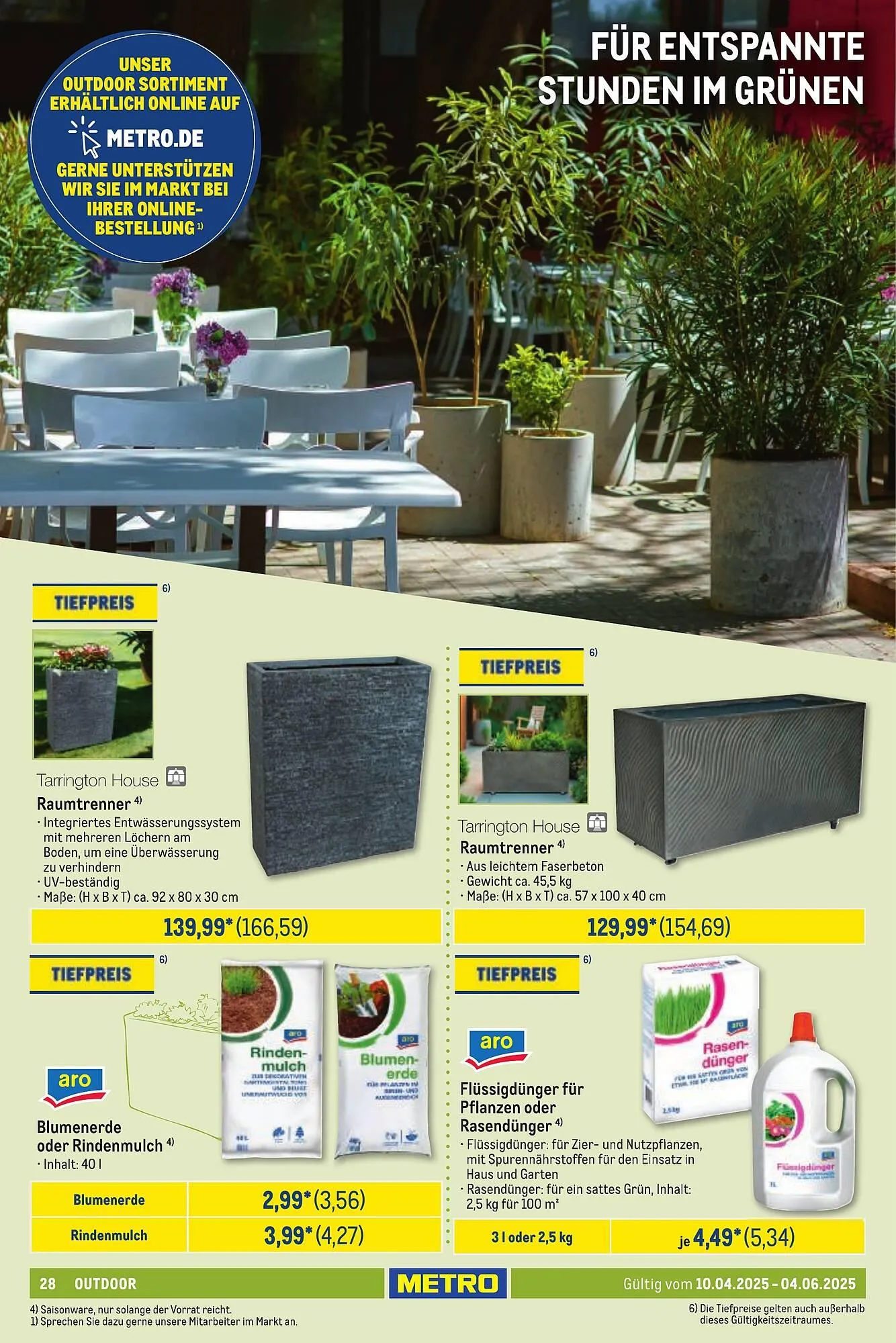 METRO Prospekt von 10. April bis 6. Juni 2025 - Prospekt seite 28