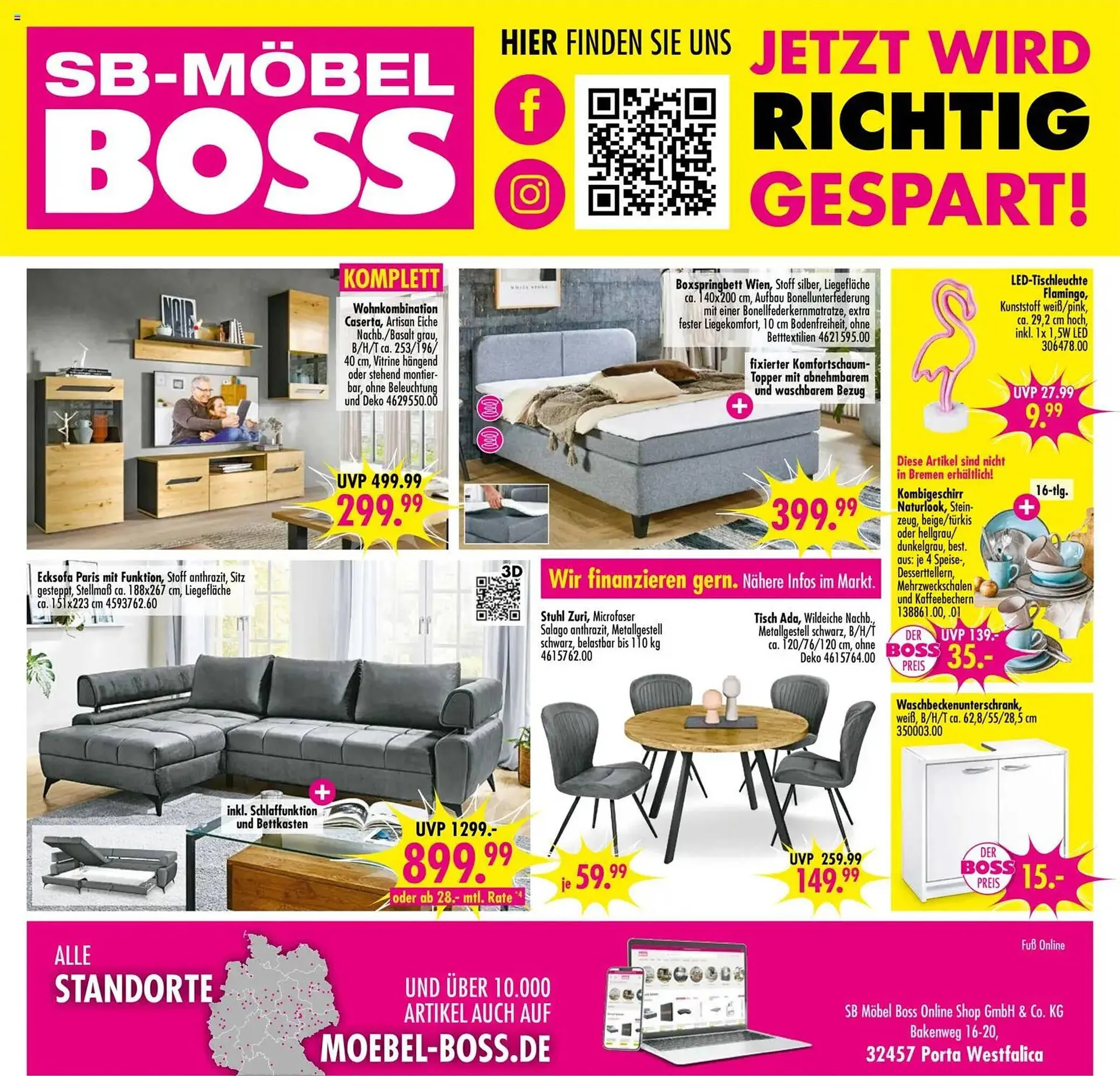 Möbel Boss Prospekt von 8. November bis 14. November 2025 - Prospekt seite 12