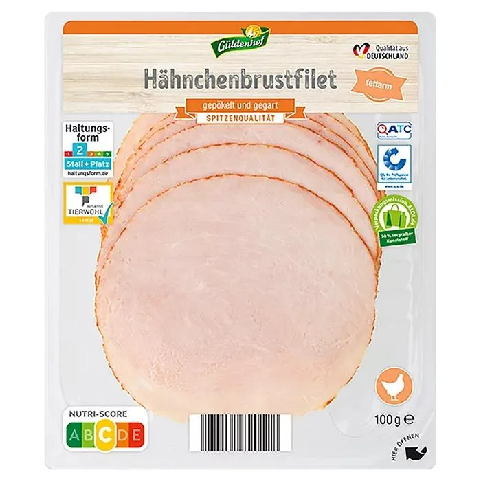 GÜLDENHOF Hähnchenbrustfilet 100 g