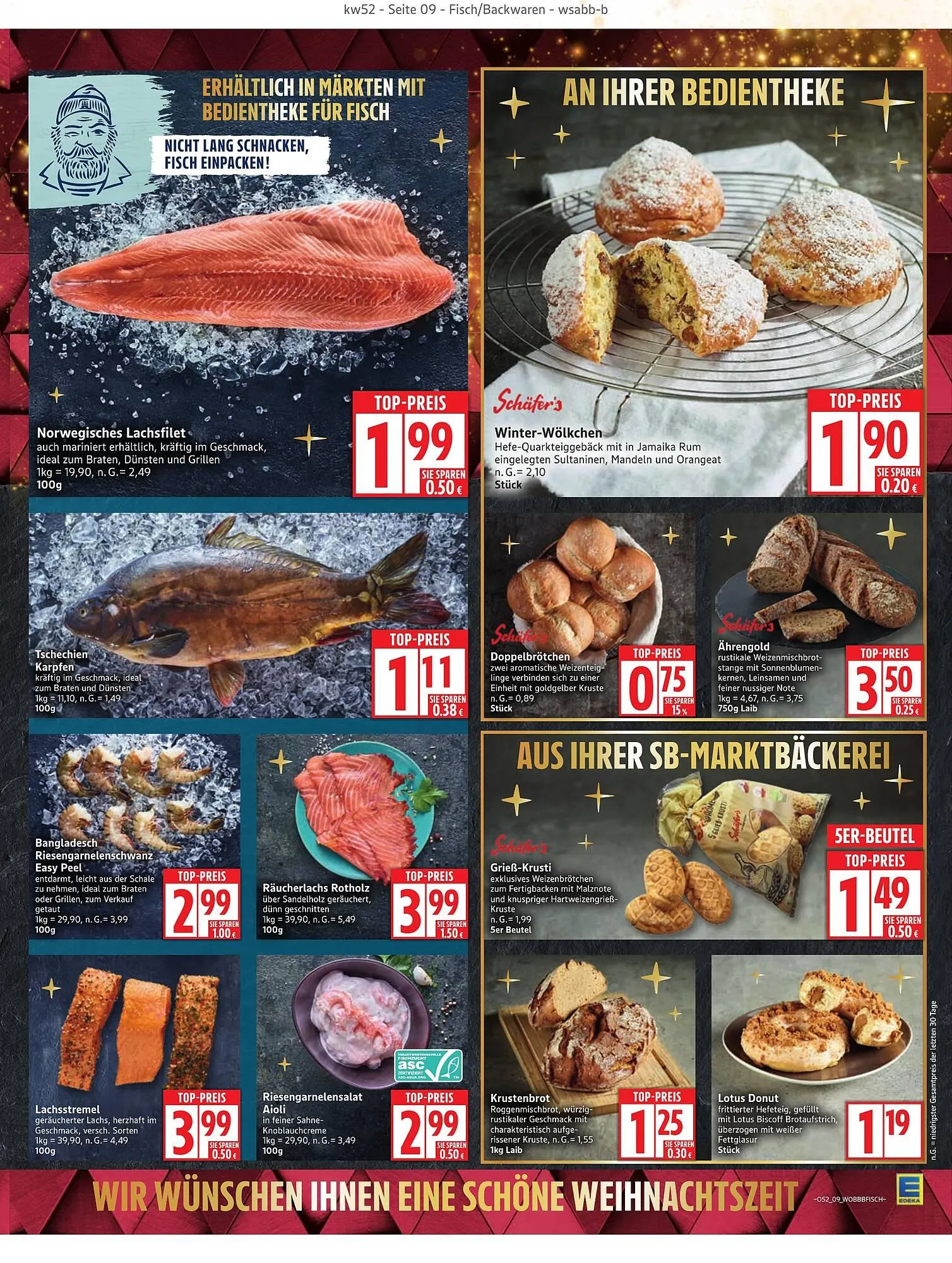 Edeka Prospekt von 22. Dezember bis 27. Dezember 2025 - Prospekt seite 9