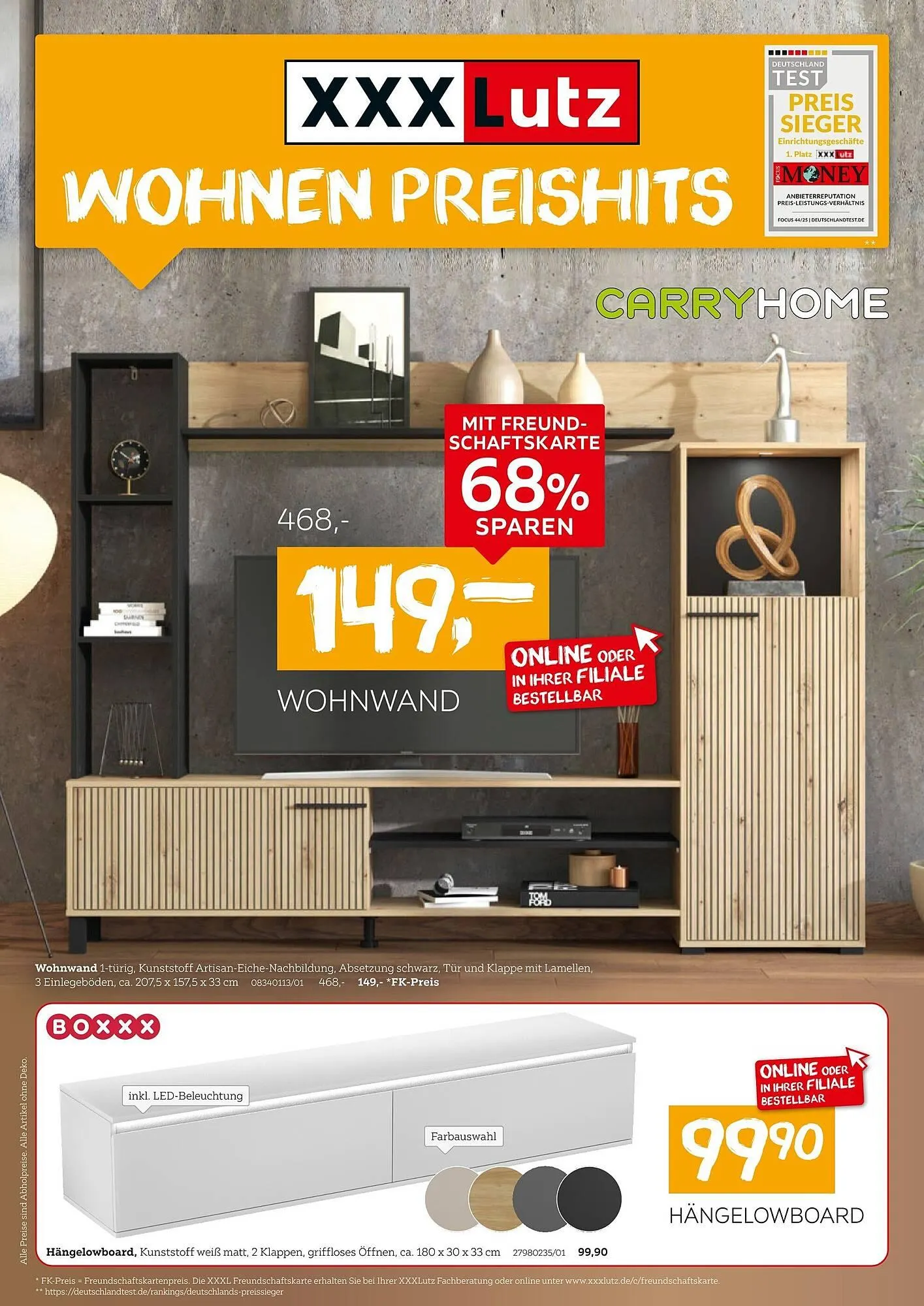 XXXLutz Prospekt von 6. April bis 19. April 2026 - Prospekt seite 1