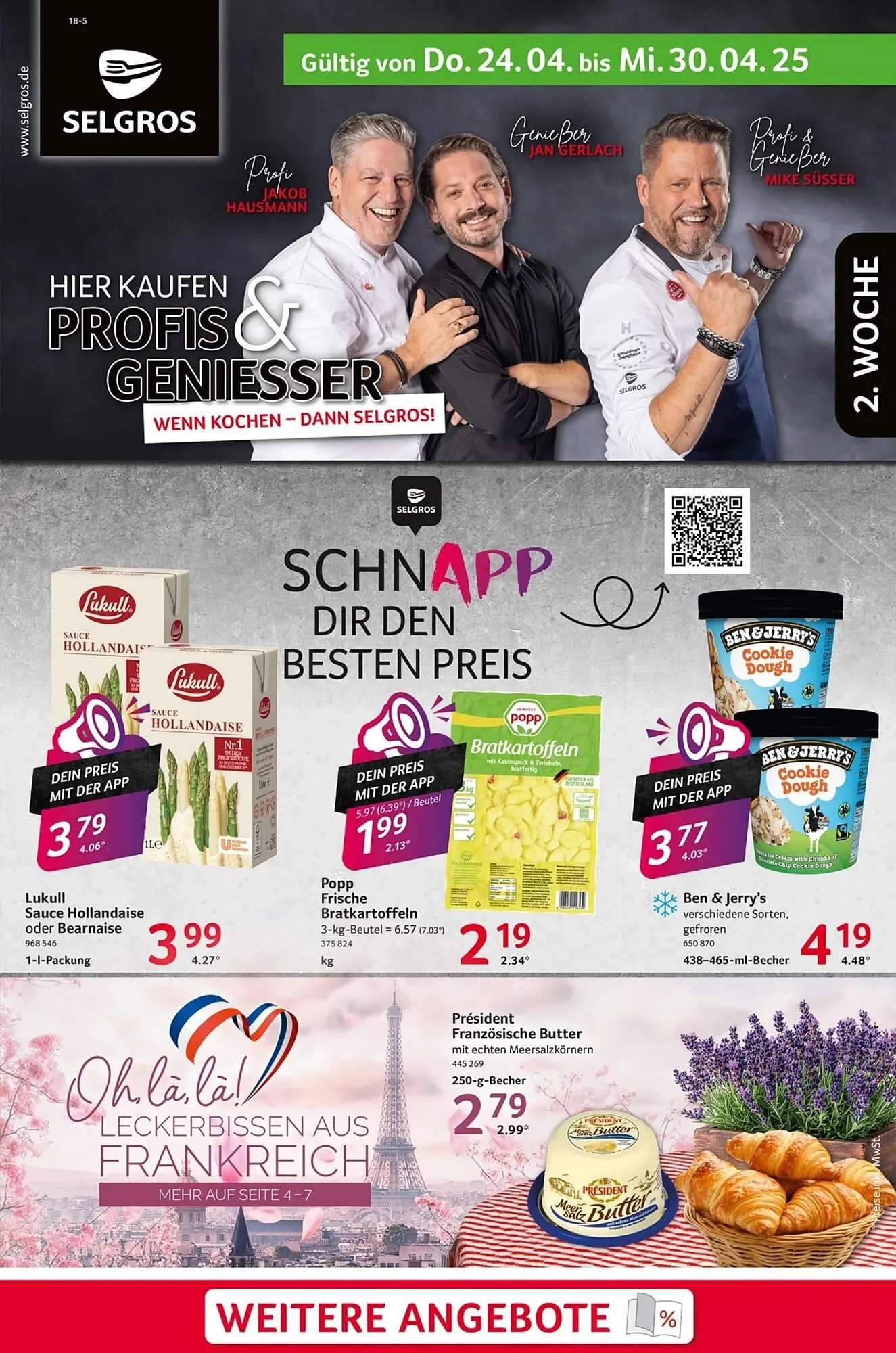 Selgros Prospekt von 24. April bis 30. April 2025 - Prospekt seite 1